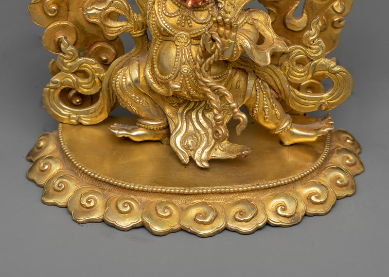 Vajrapani Copper Sculpture | Spiritual Buddhist Statue