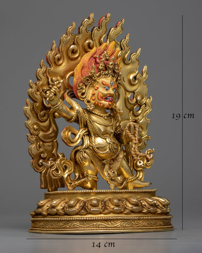 vajrapani bodhisattva copper sculpture