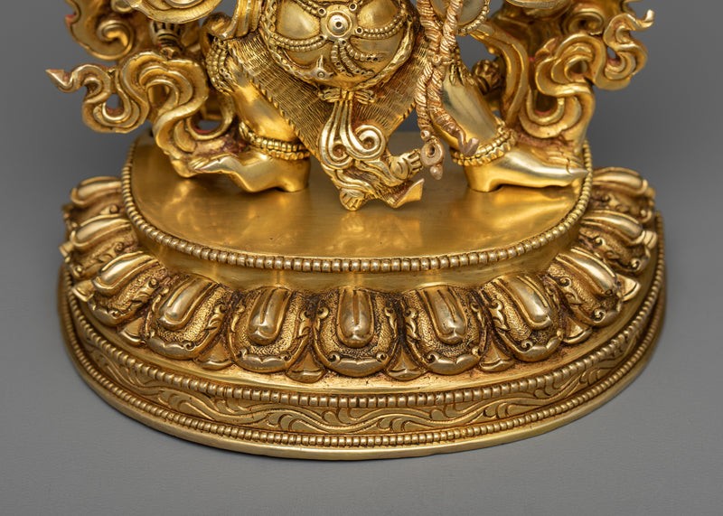 Vajrapani Bodhisattva Copper Sculpture | Himalayan Buddhist Artwork