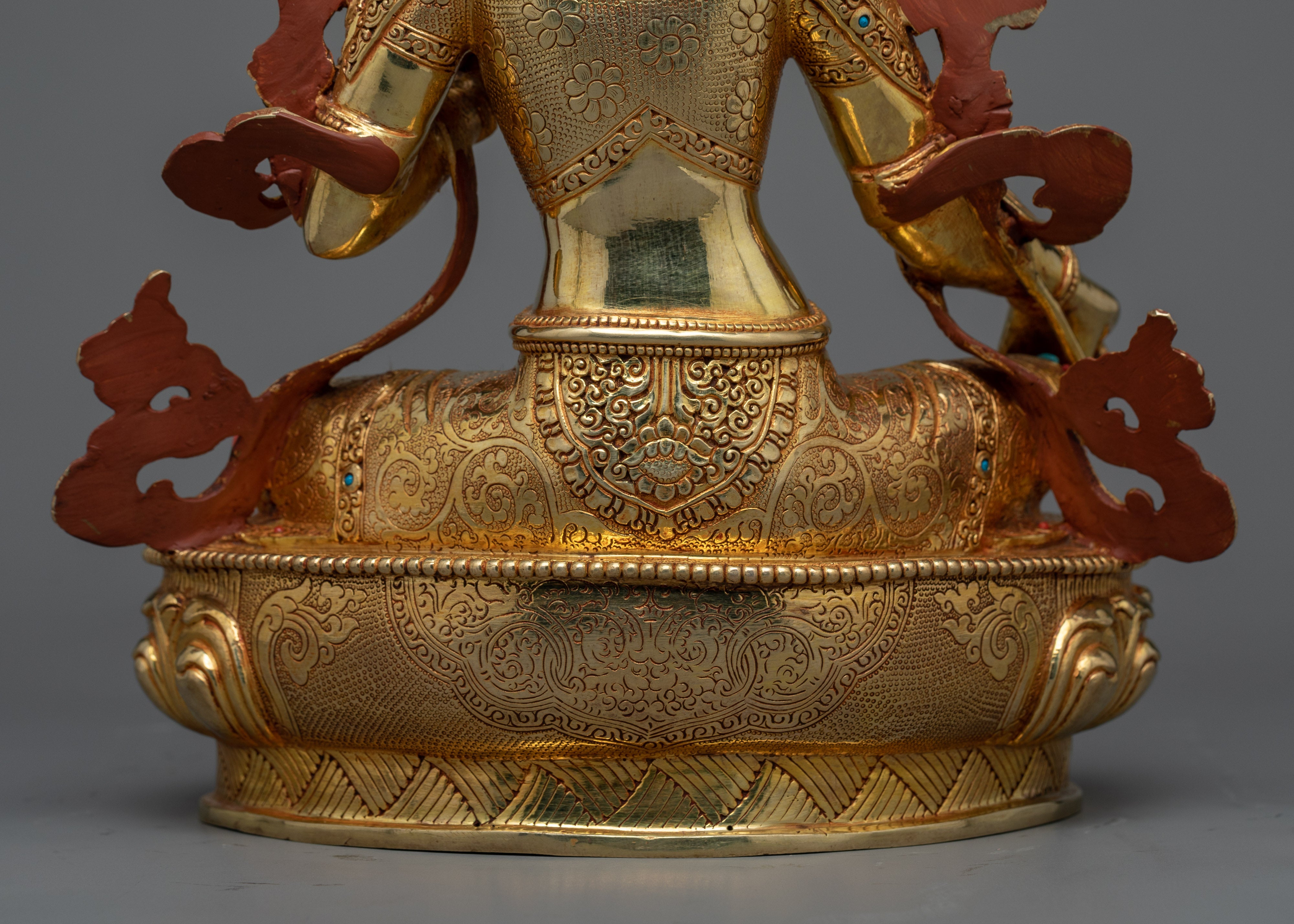 Statue of Bodhisattva Green Tara | Divine Compassion Unveiled