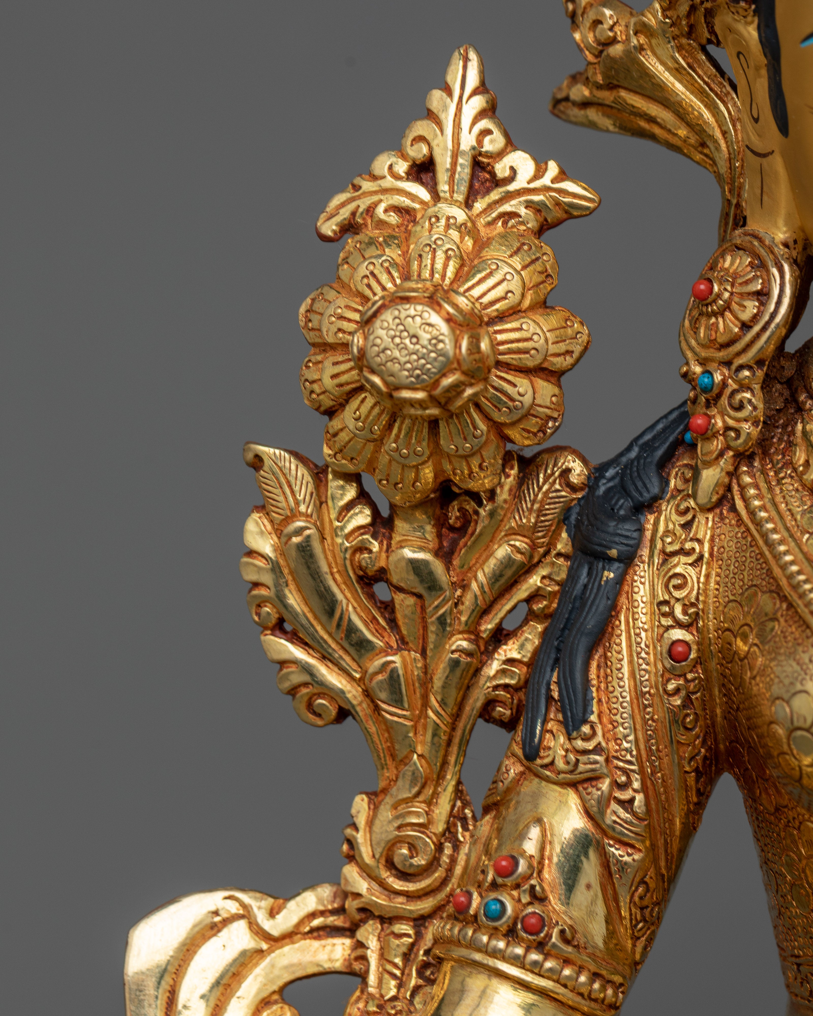 Statue of Bodhisattva Green Tara | Divine Compassion Unveiled