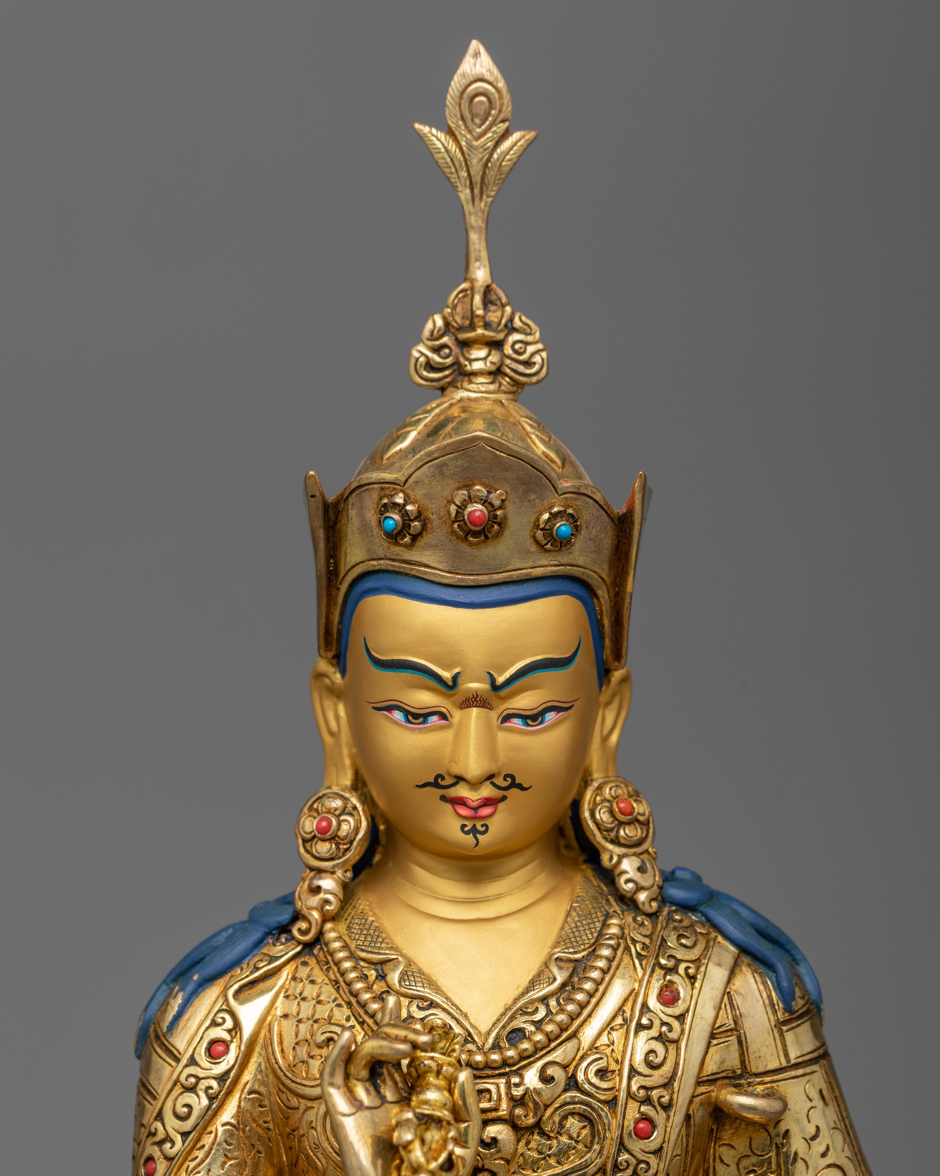 Copper Statue of guru-rinpoche