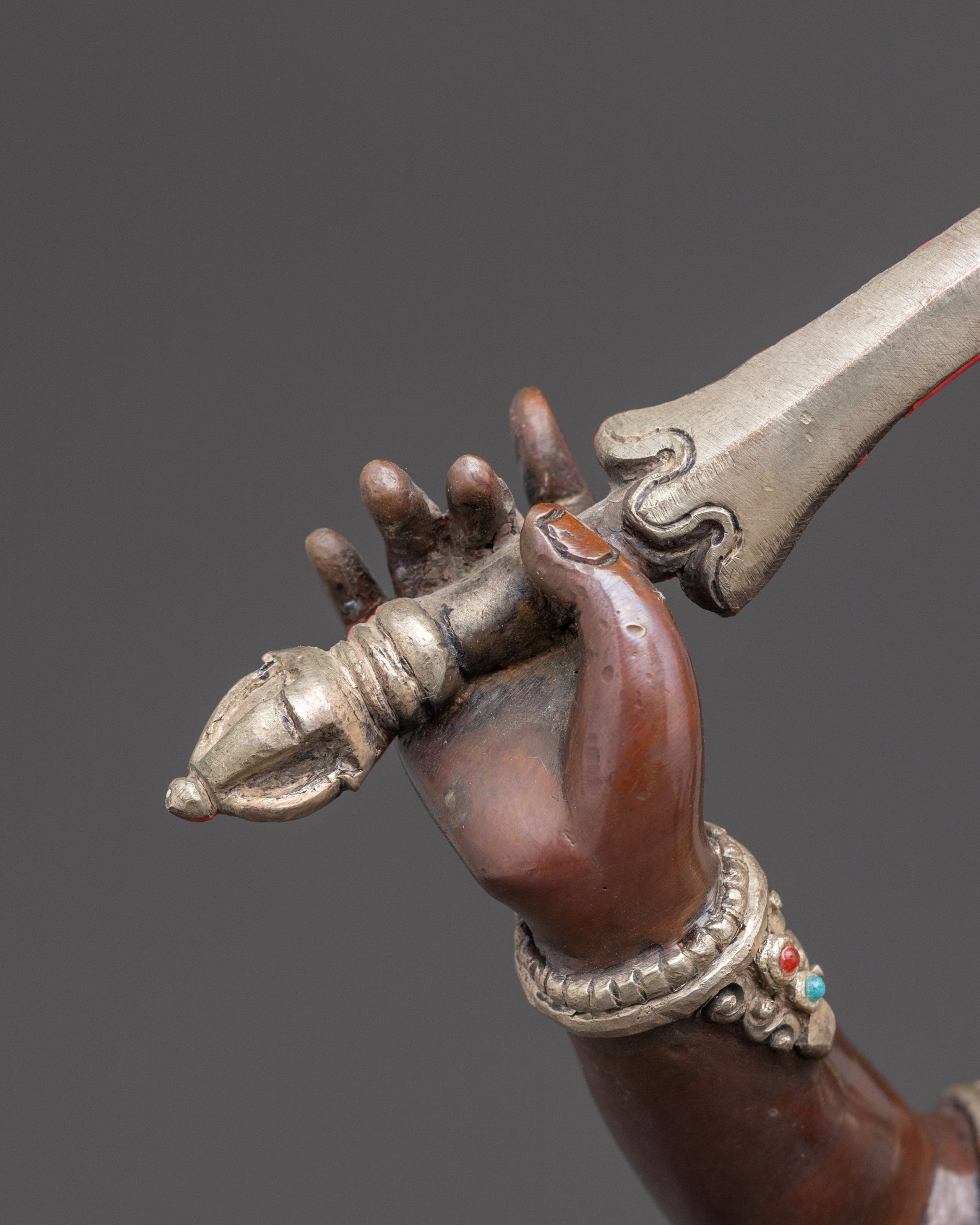 Himalayan Copper Statue of Manjushri | Wisdom Bodhisattva