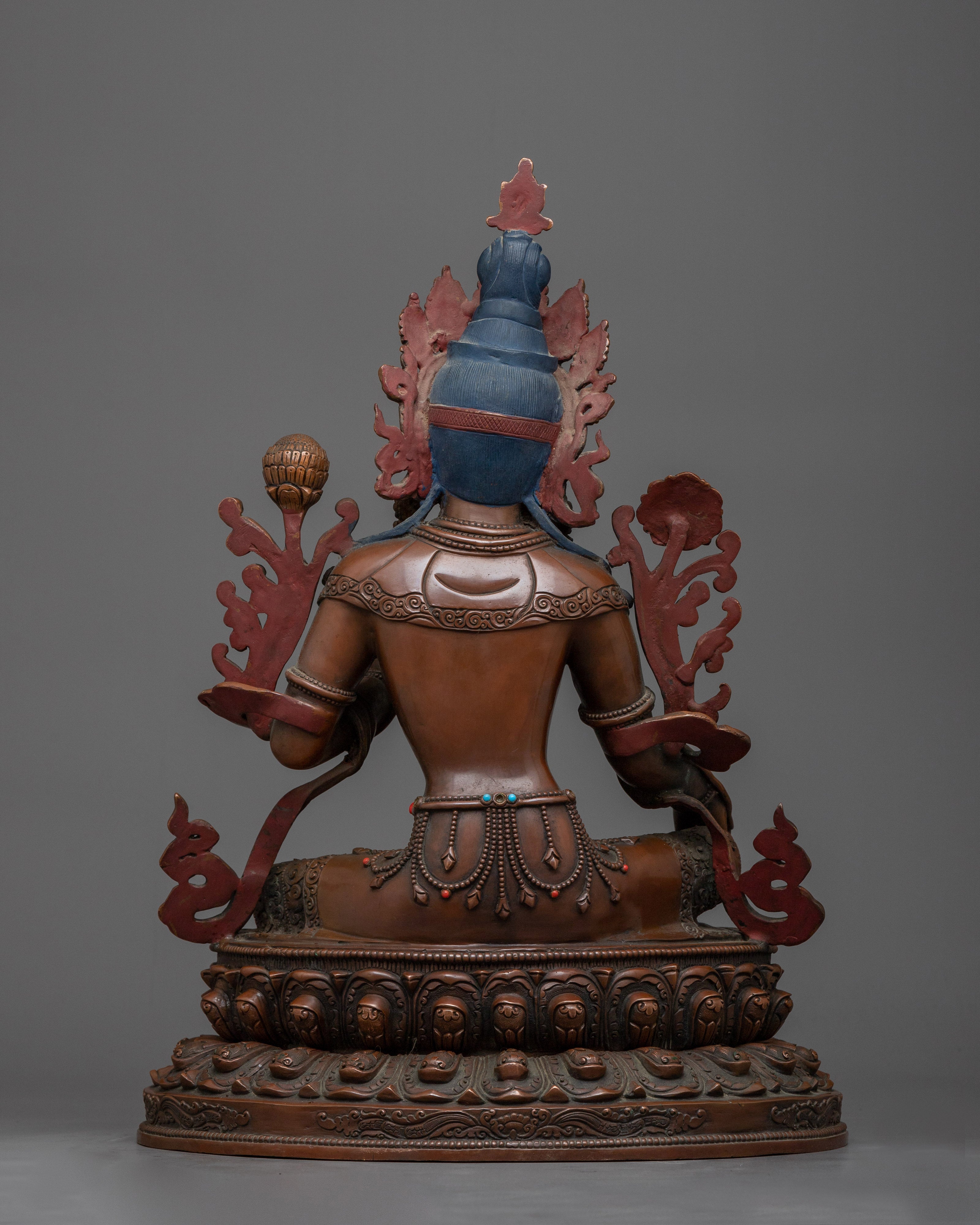 The Majestic Idol of Green Tara | Sanctuary of Compassion