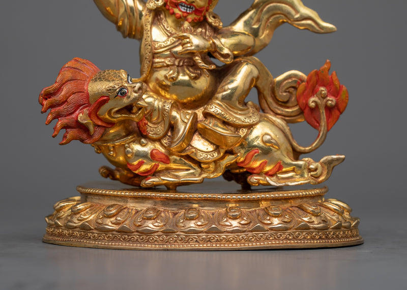Guru Dorje Legpa in Gold Radiance | Protector of Enlightenment