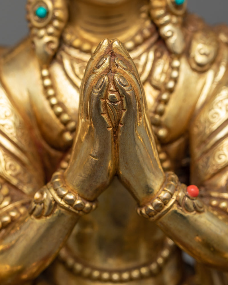 The 1000-Armed Chenrezig Sculpture in Divine Splendor | Himalayan Artwork