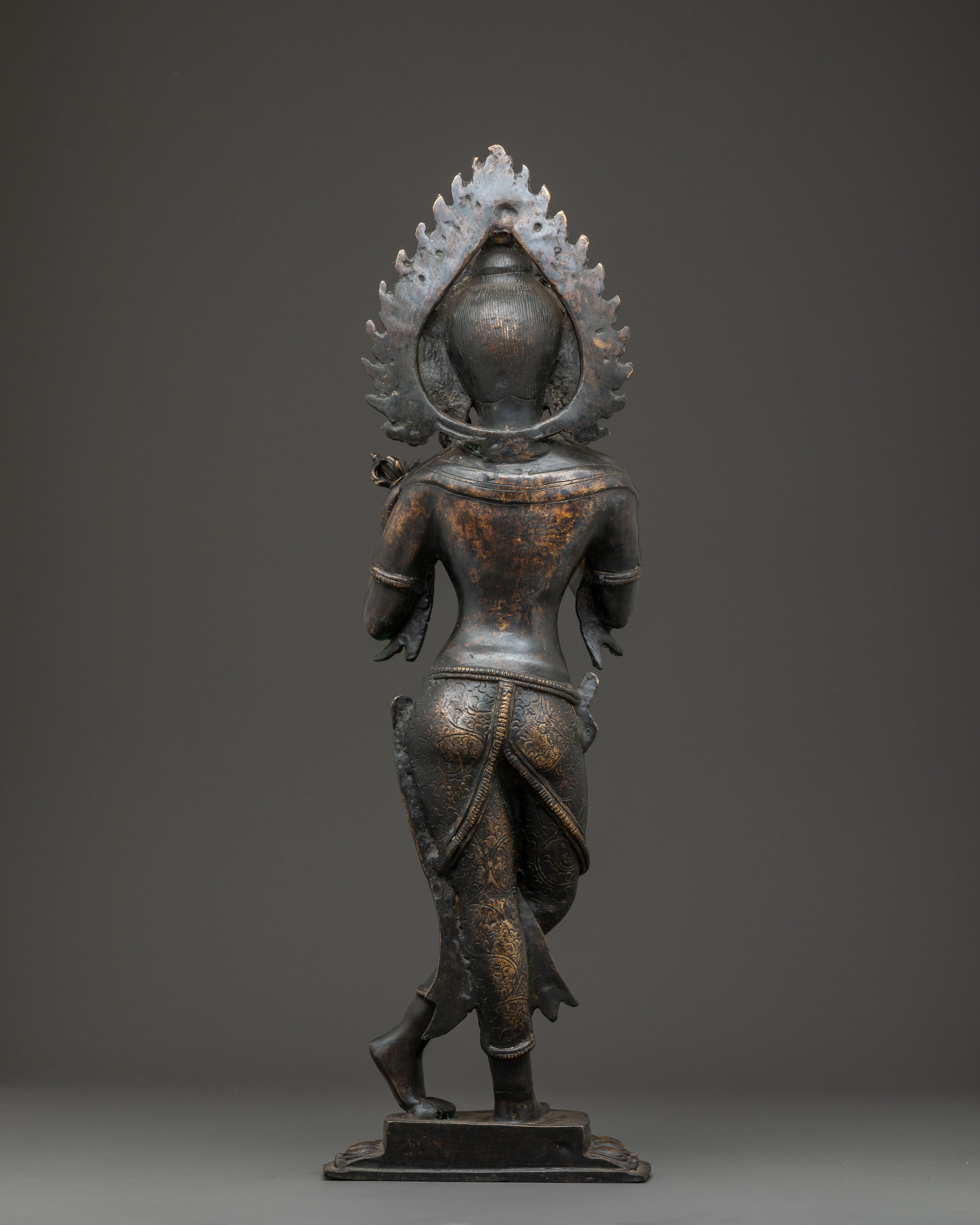 Handmade Copper Statue of Standing Vajrasattva
