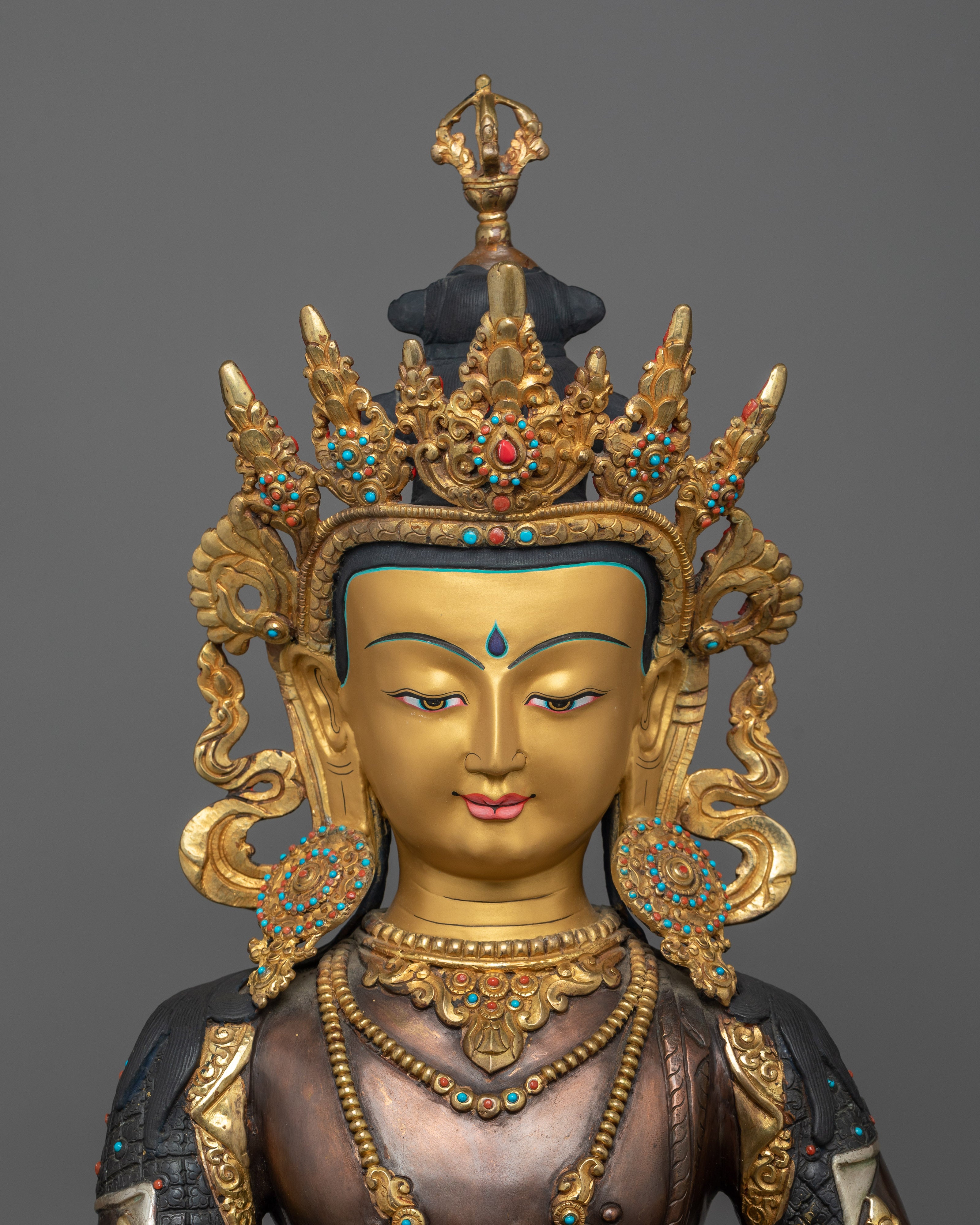 vajrasattva-copper sculpture