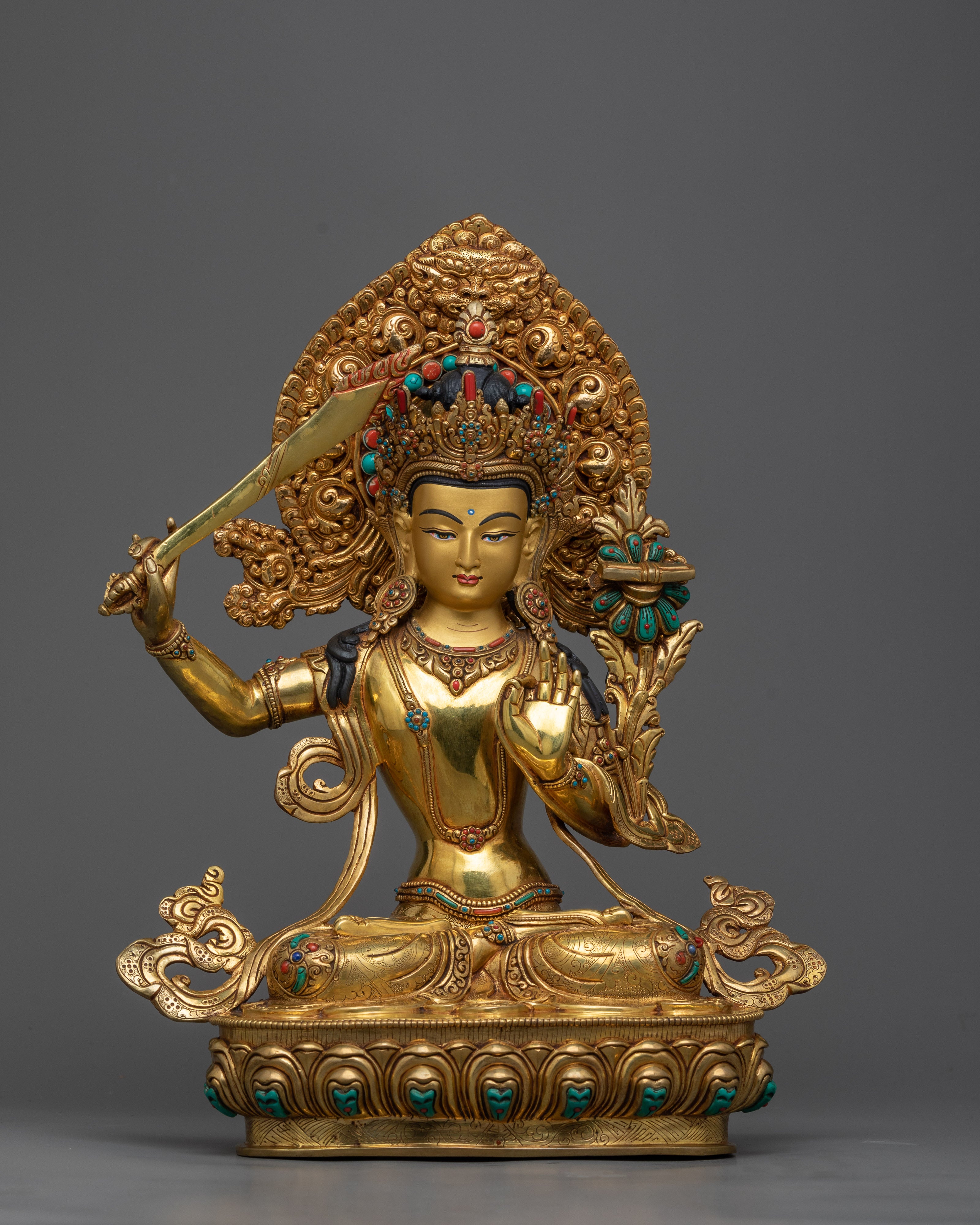 The Quintessential 5-Bodhisattva Set in Triple-Layered Gold | Sacred Assembly