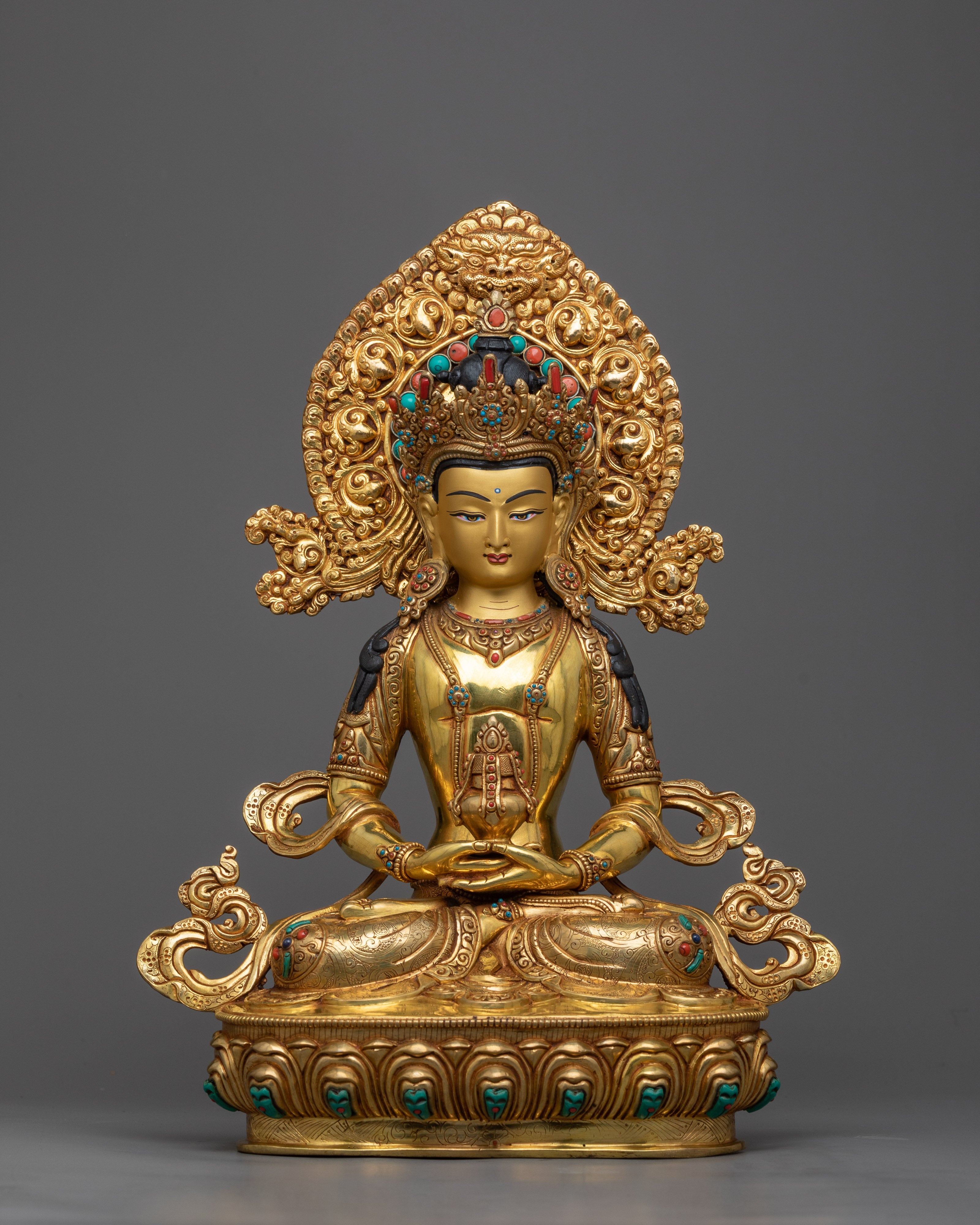 The Quintessential 5-Bodhisattva Set in Triple-Layered Gold | Sacred Assembly