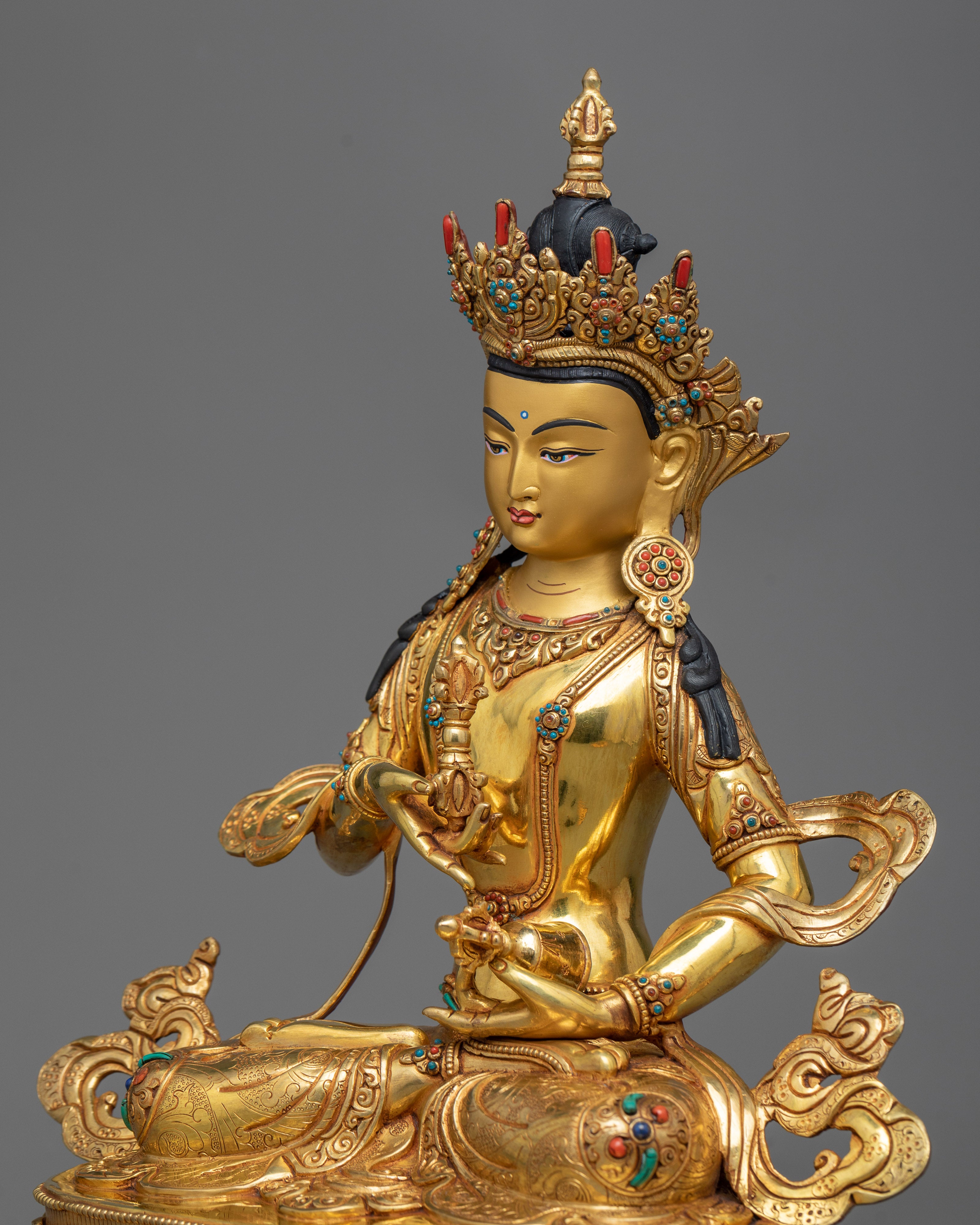 The Quintessential 5-Bodhisattva Set in Triple-Layered Gold | Sacred Assembly