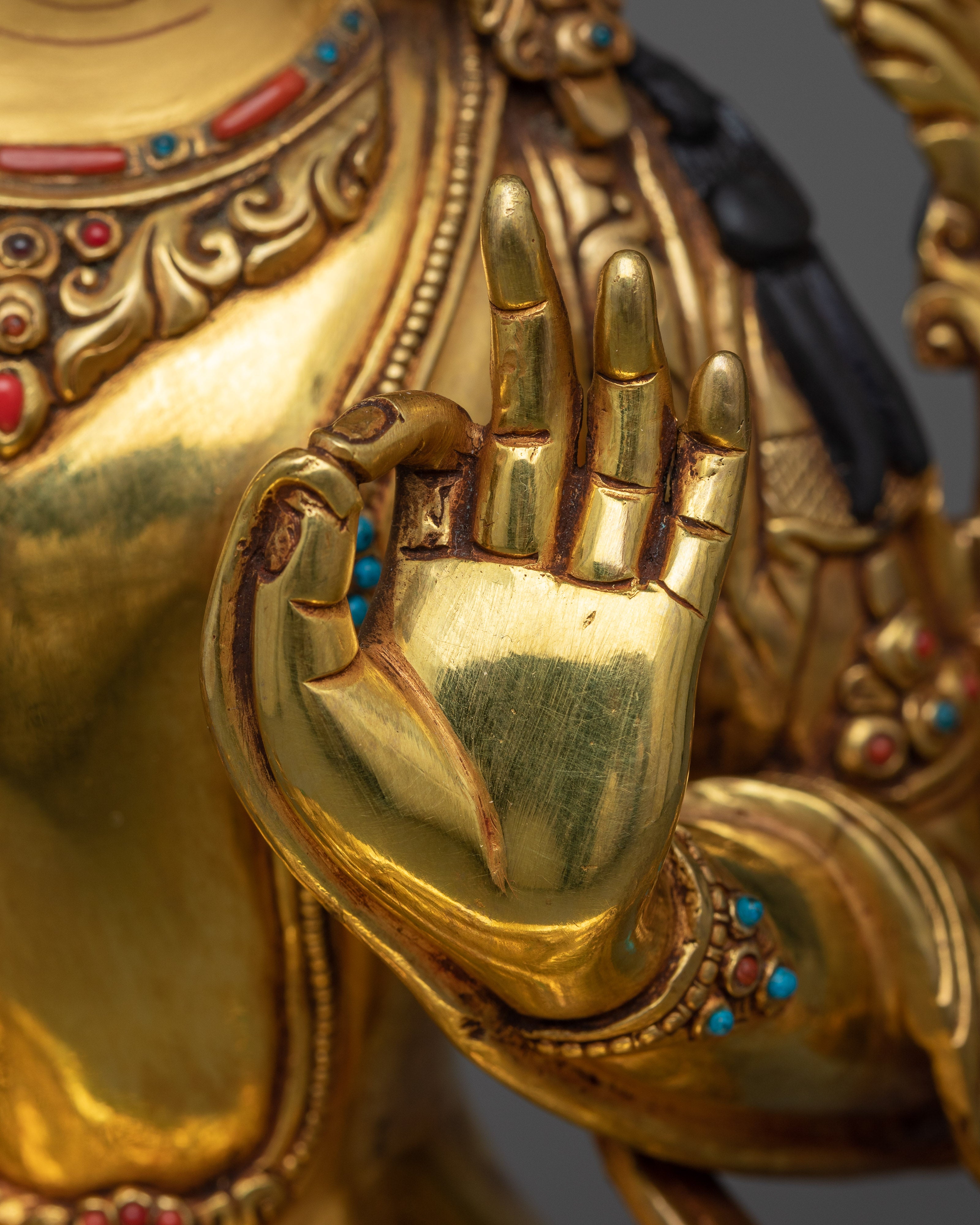 The Quintessential 5-Bodhisattva Set in Triple-Layered Gold | Sacred Assembly