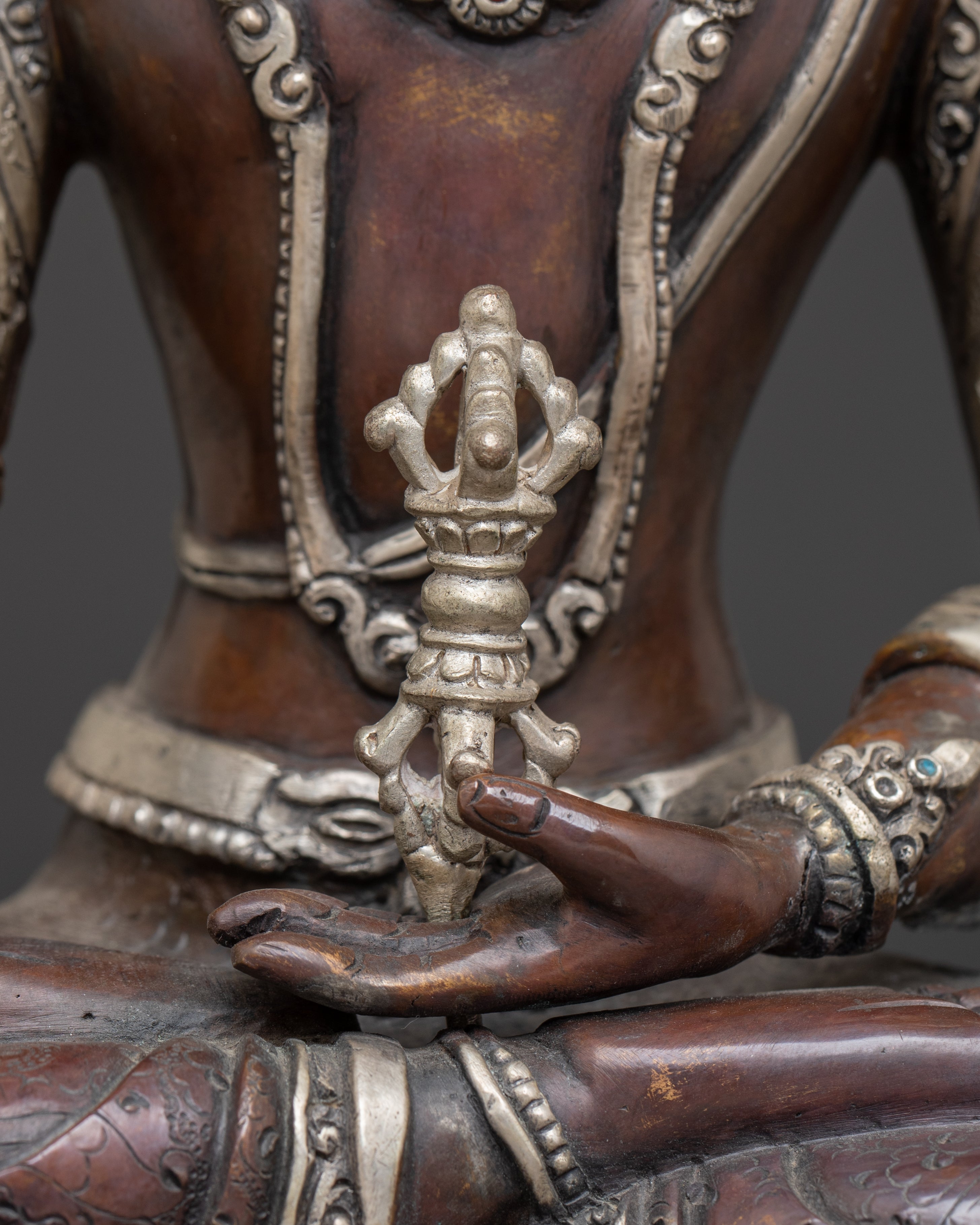 Handmade Vajrayana Deity Mitrupa Statue | The Immovable Buddha