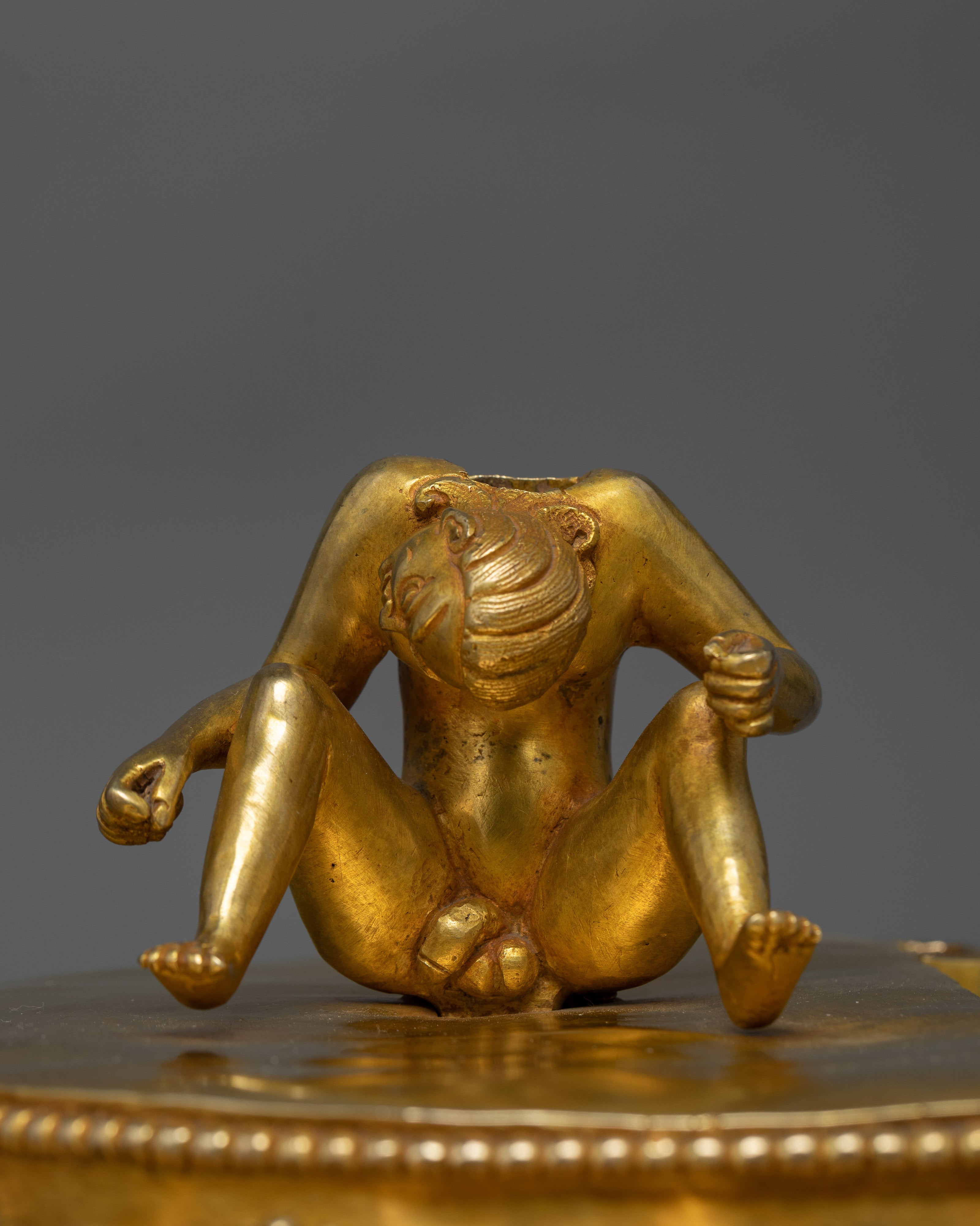 Premium Garuda Sculpture in 24K Gold | Himalayan Hand-crafted Statues