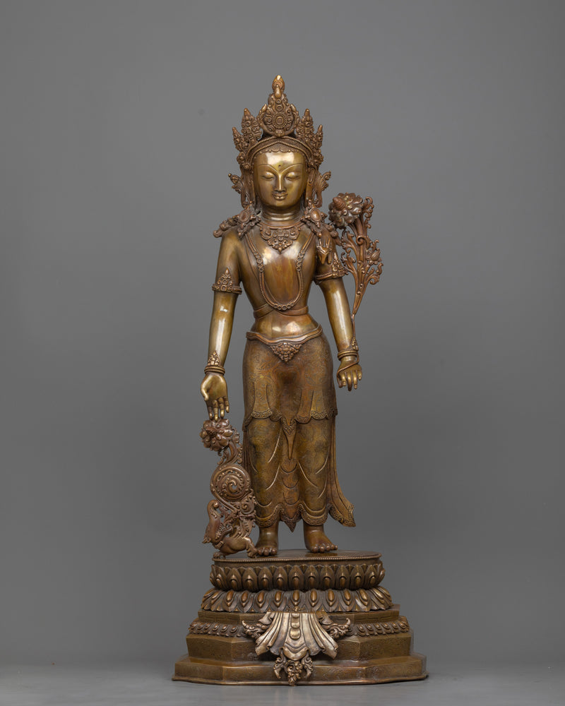 Standing Chenrezig Padmapani Statue | Elevate Your Space with the Majestic Sculpture