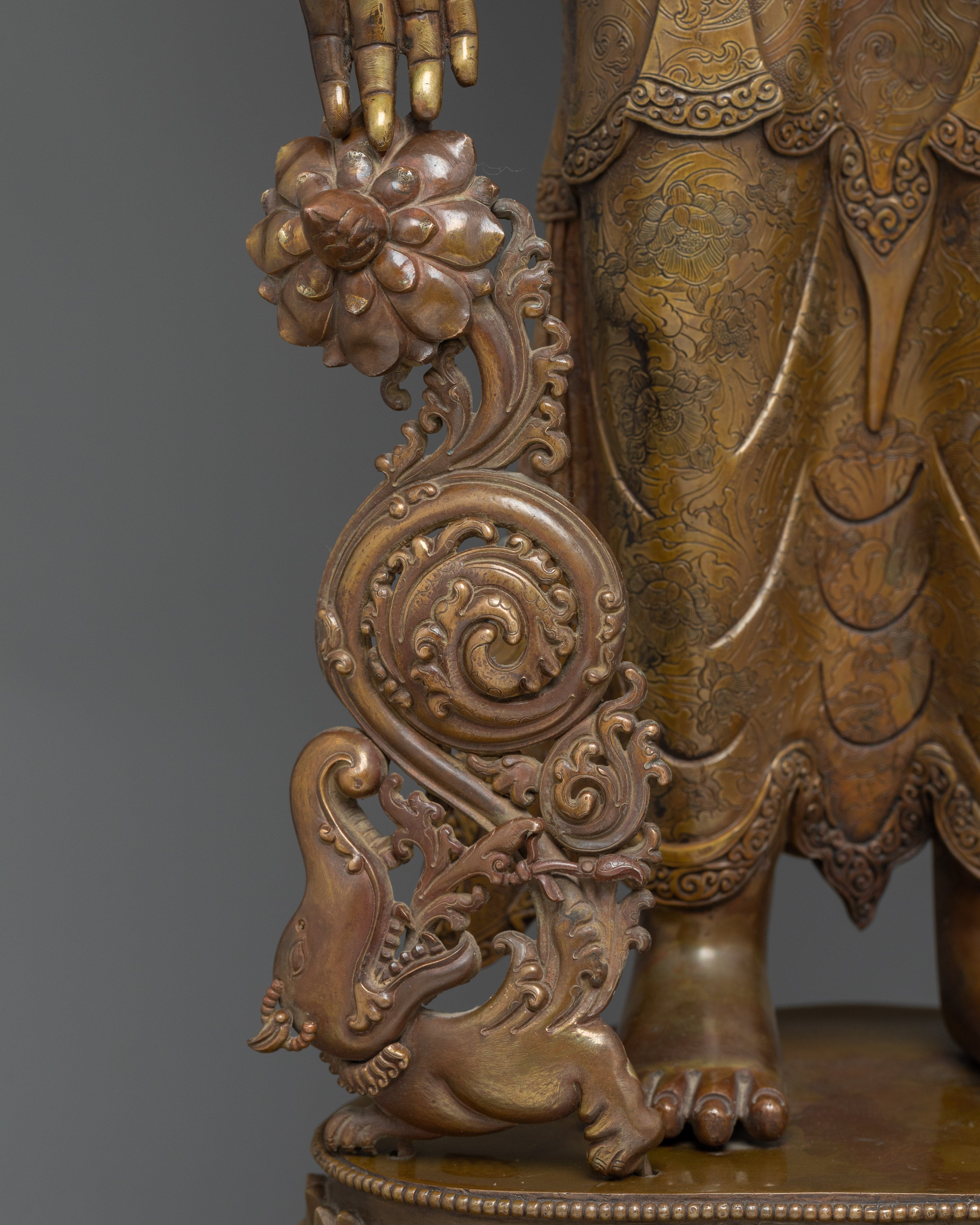 Standing Chenrezig Padmapani Statue | Elevate Your Space with the Majestic Sculpture