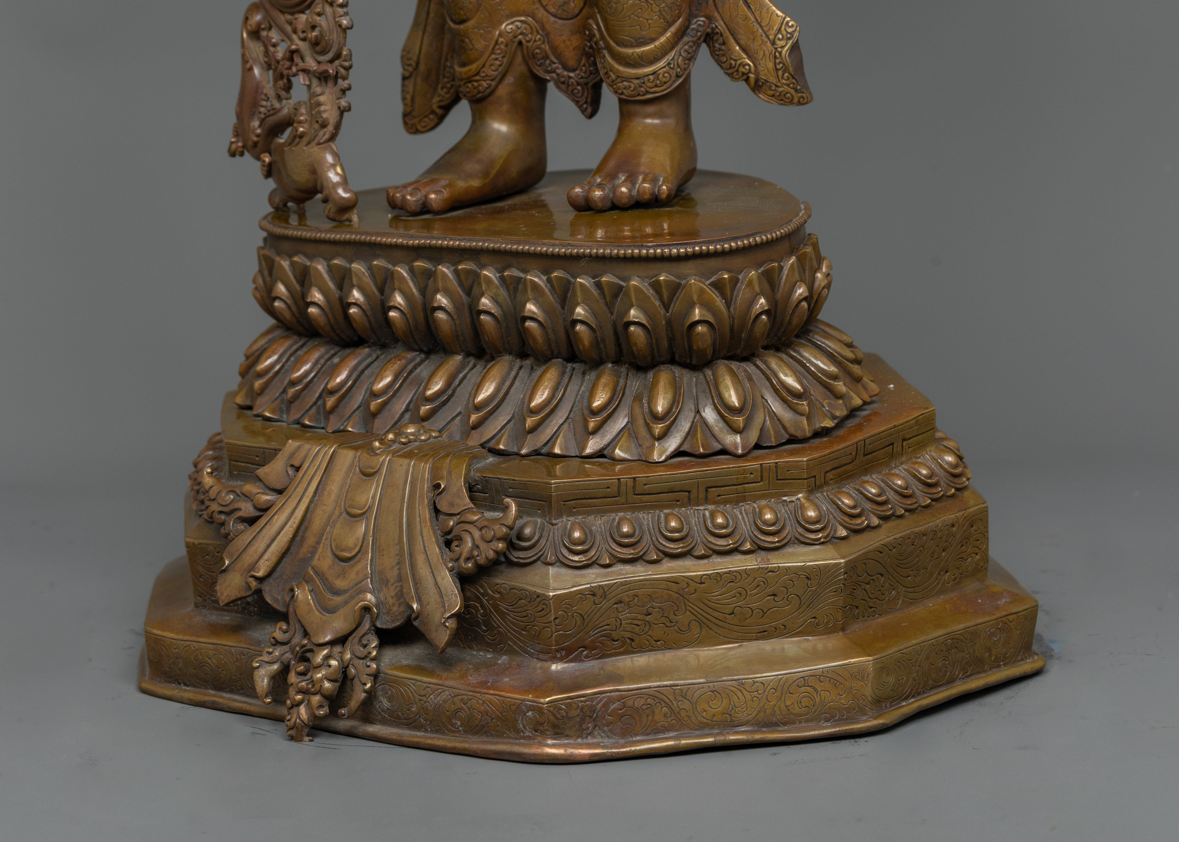 Standing Chenrezig Padmapani Statue | Elevate Your Space with the Majestic Sculpture