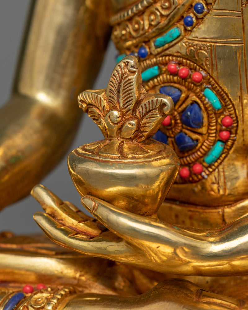 Sangay Menla (Medicine Buddha) Idol | Himalayan Buddhist Sculpture