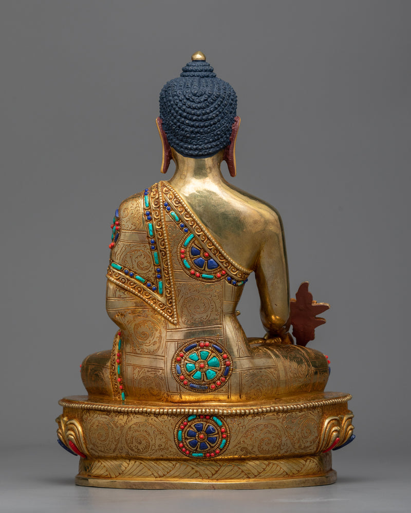 Sangay Menla (Medicine Buddha) Idol | Himalayan Buddhist Sculpture
