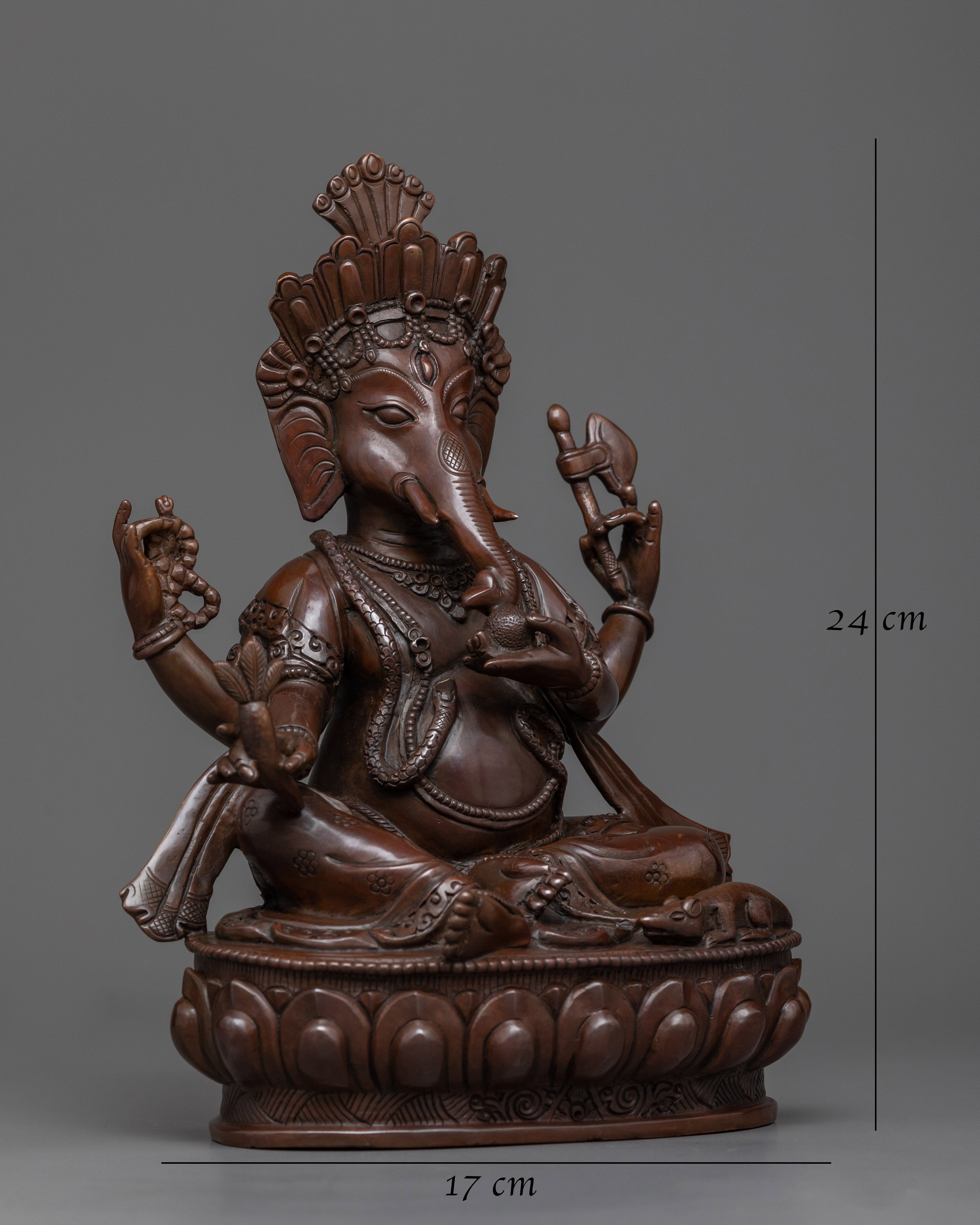 ganesh-oxidized-statue