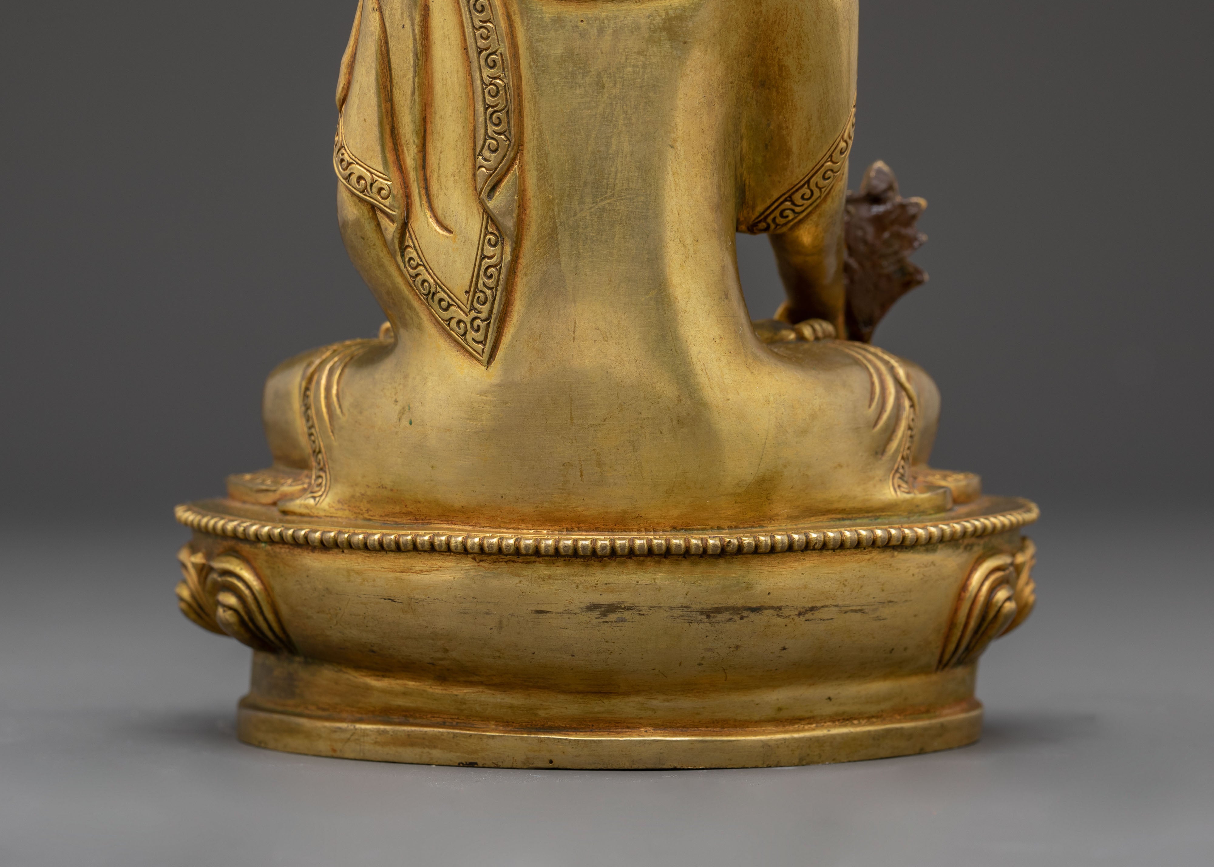 Handcrafted Medicine Buddha Figurine, The Healing Master | Sacred Sculpture