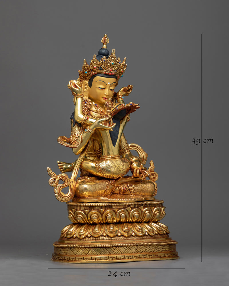 vajrasattva-with-consort-copper statue