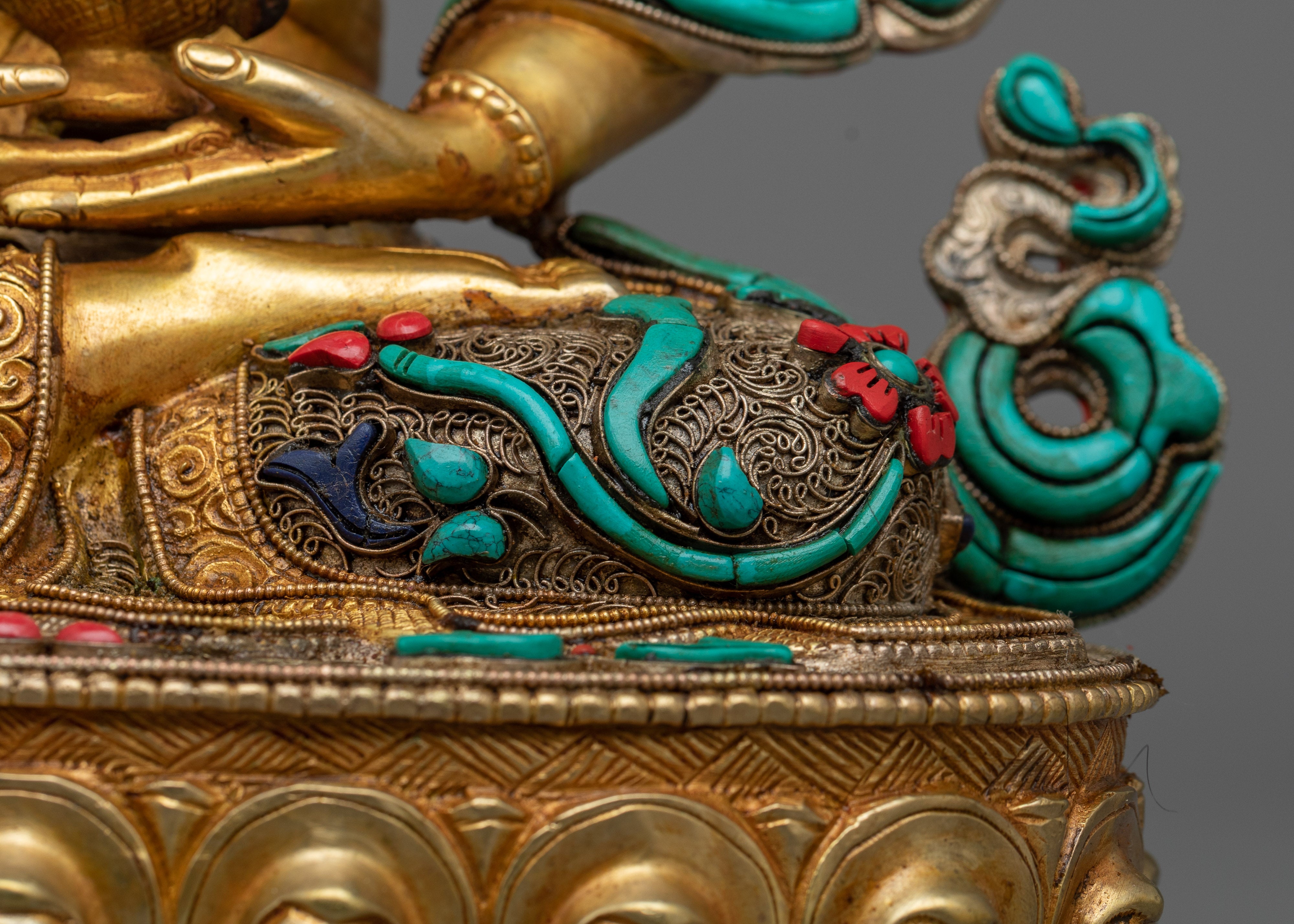 Beautiful Amitayus Statue | Himalayan Buddhist Artwork