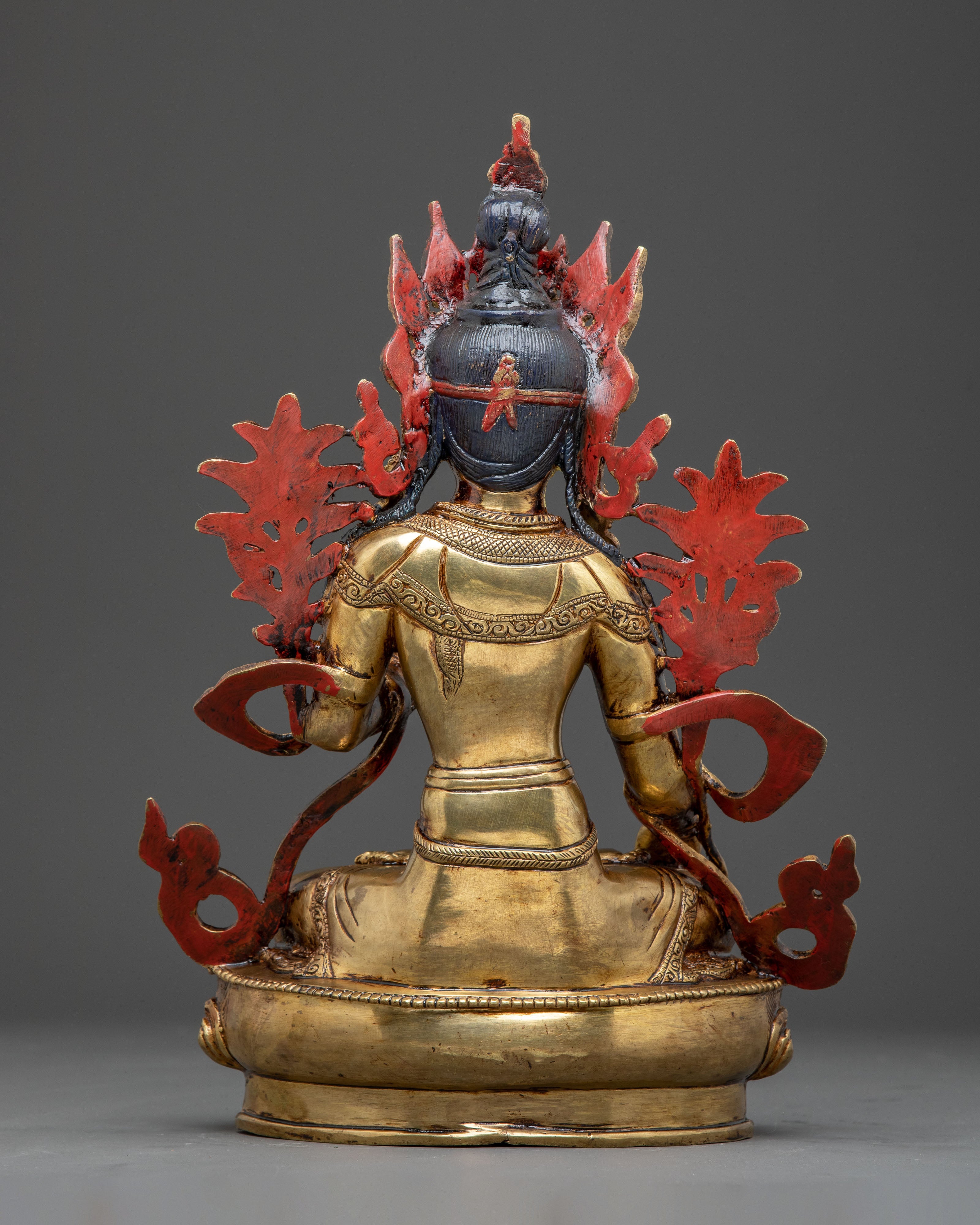 Sacred Seven-Eyed Healing Goddess White Tara Statue