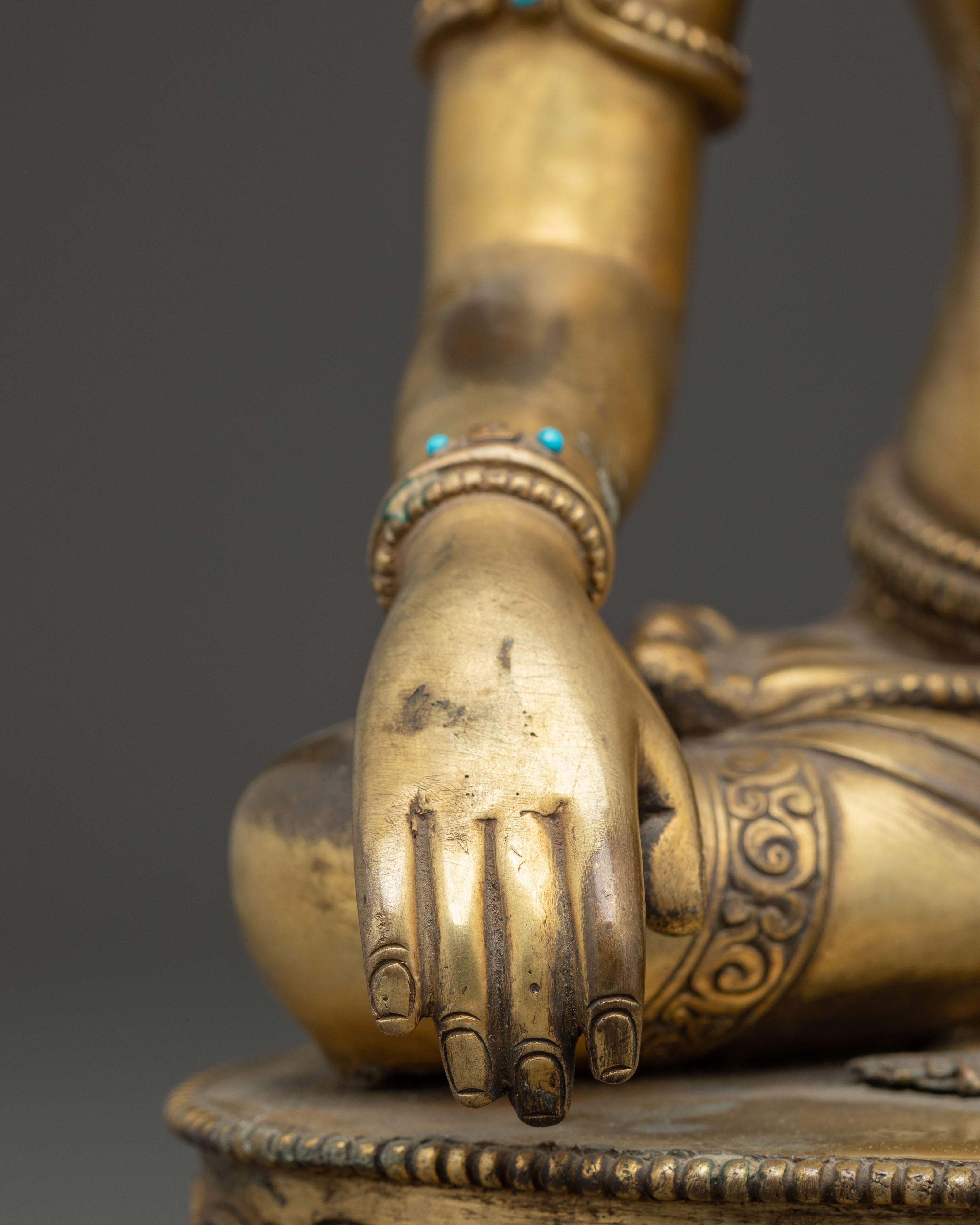 Handmade Mitrupa Buddha Statue | Meditation Altar Decor