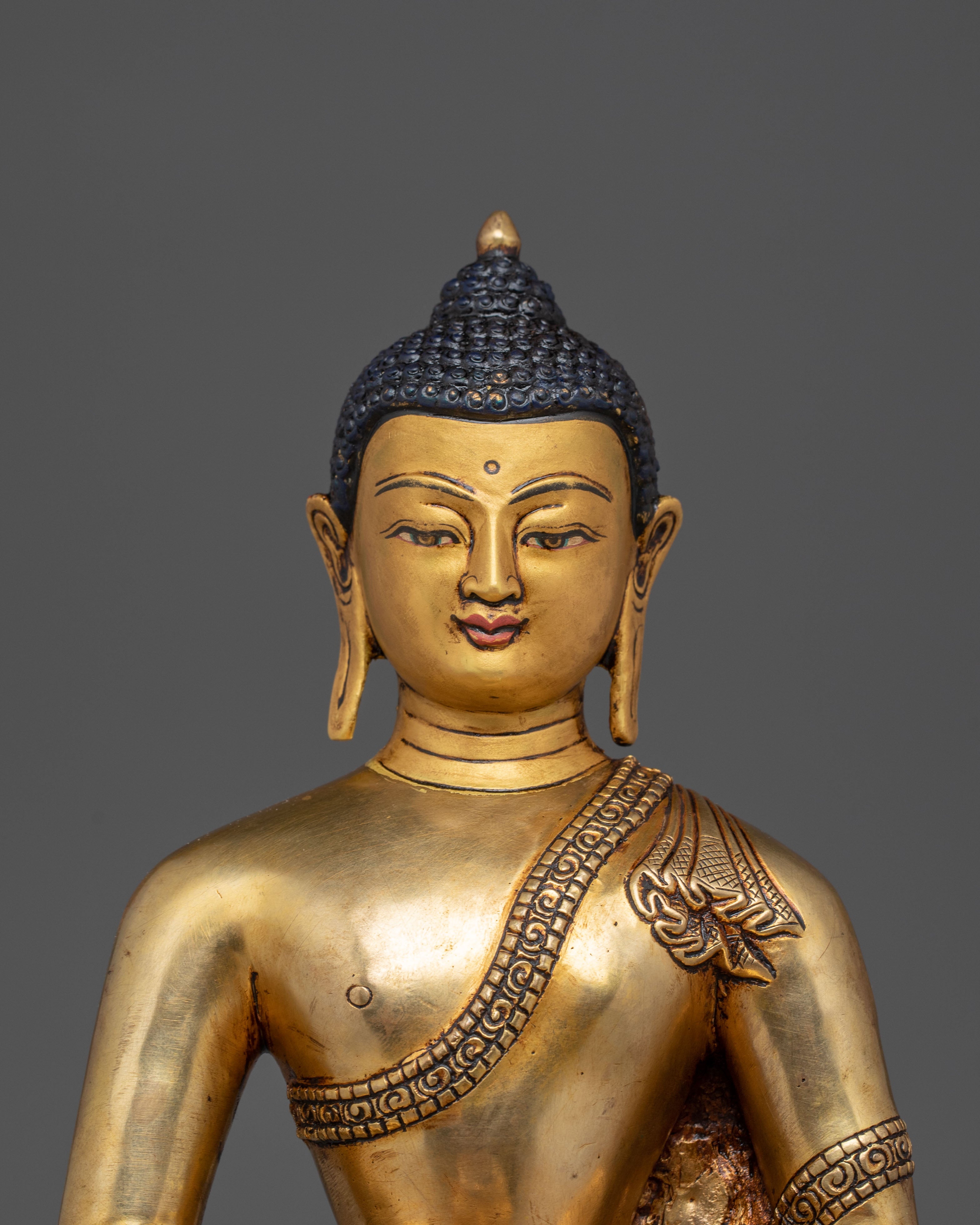 Handmade Amitabha Buddha Statue for Altars | Traditional Tibetan Art