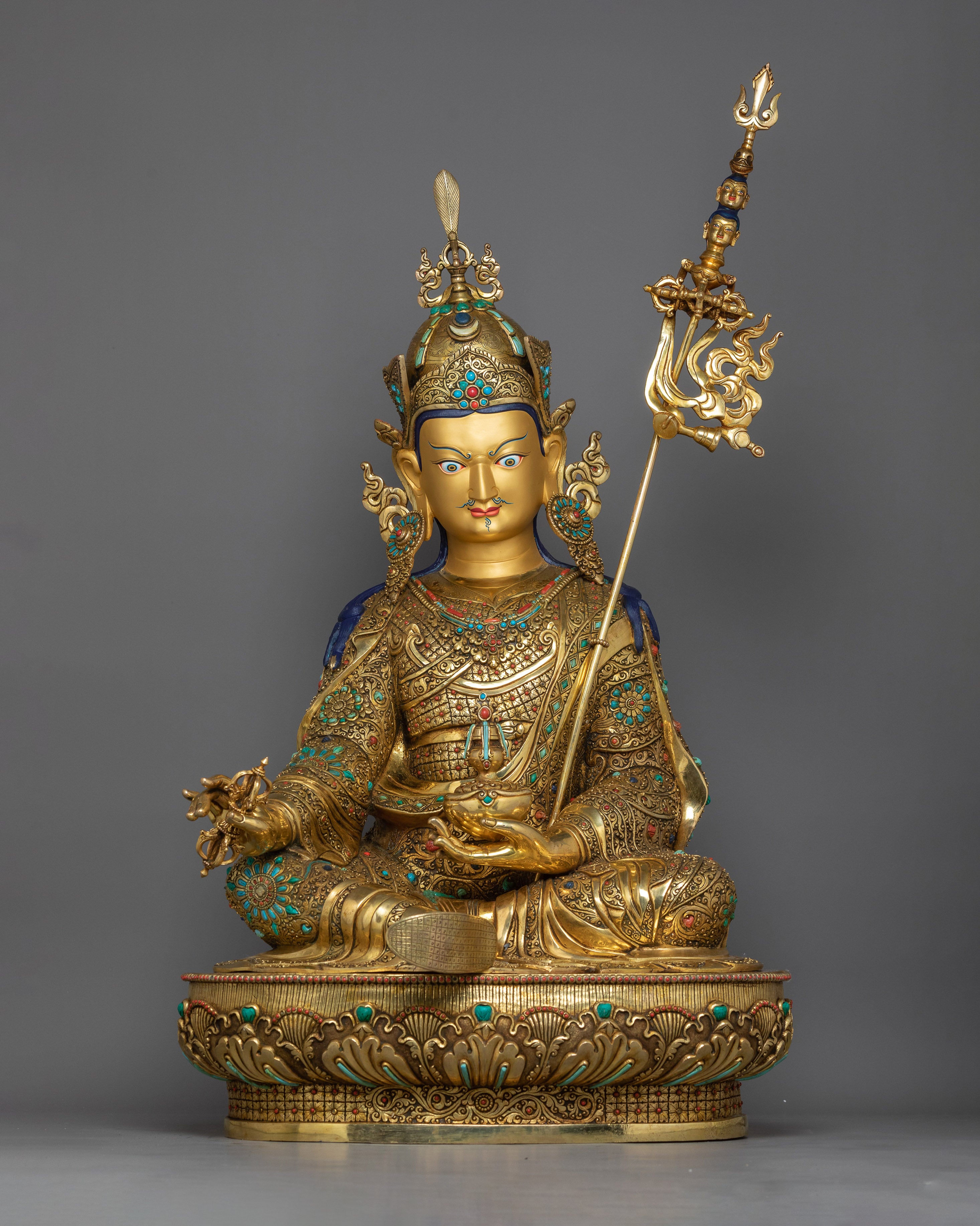 guru-rinpoche-with-two consorts