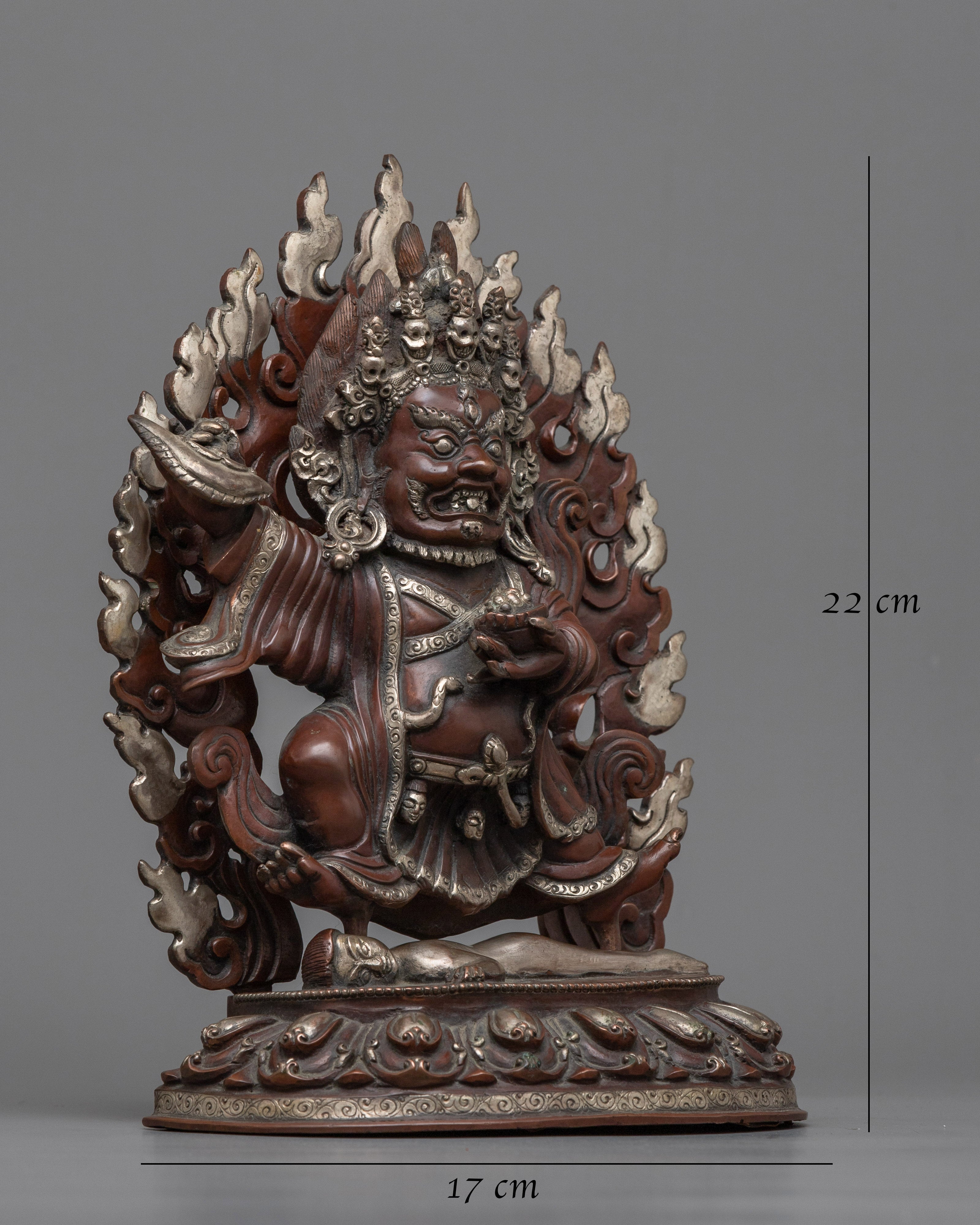 mahakala-bernagchen-oxidized sculpture