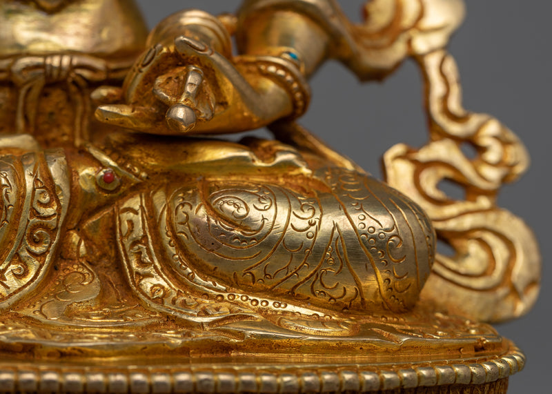 Serene Vajrasattva Sculpture for Buddhist Shrine | Pinnacle of Purification