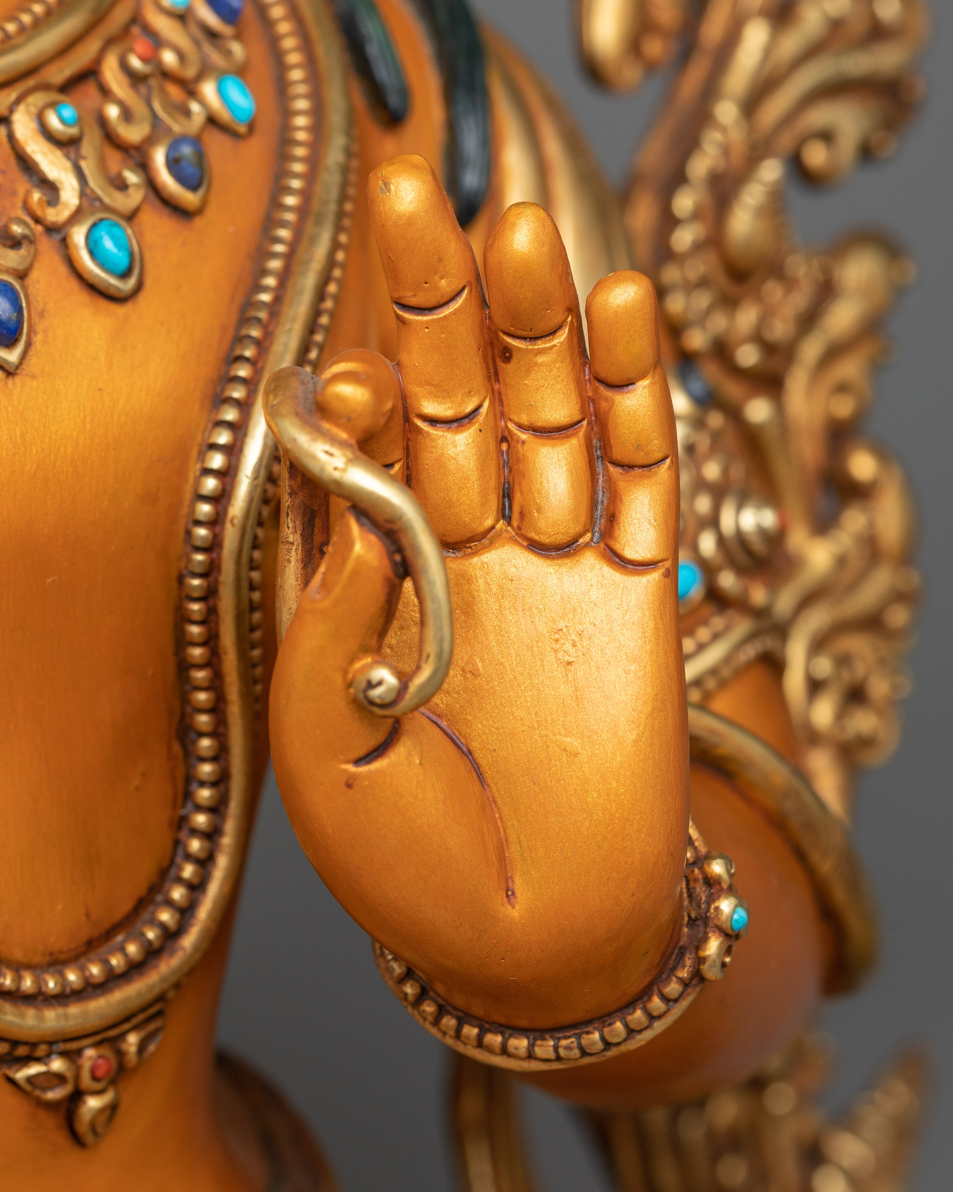 Serene Manjushri Statue | Embodiment of Divine Wisdom