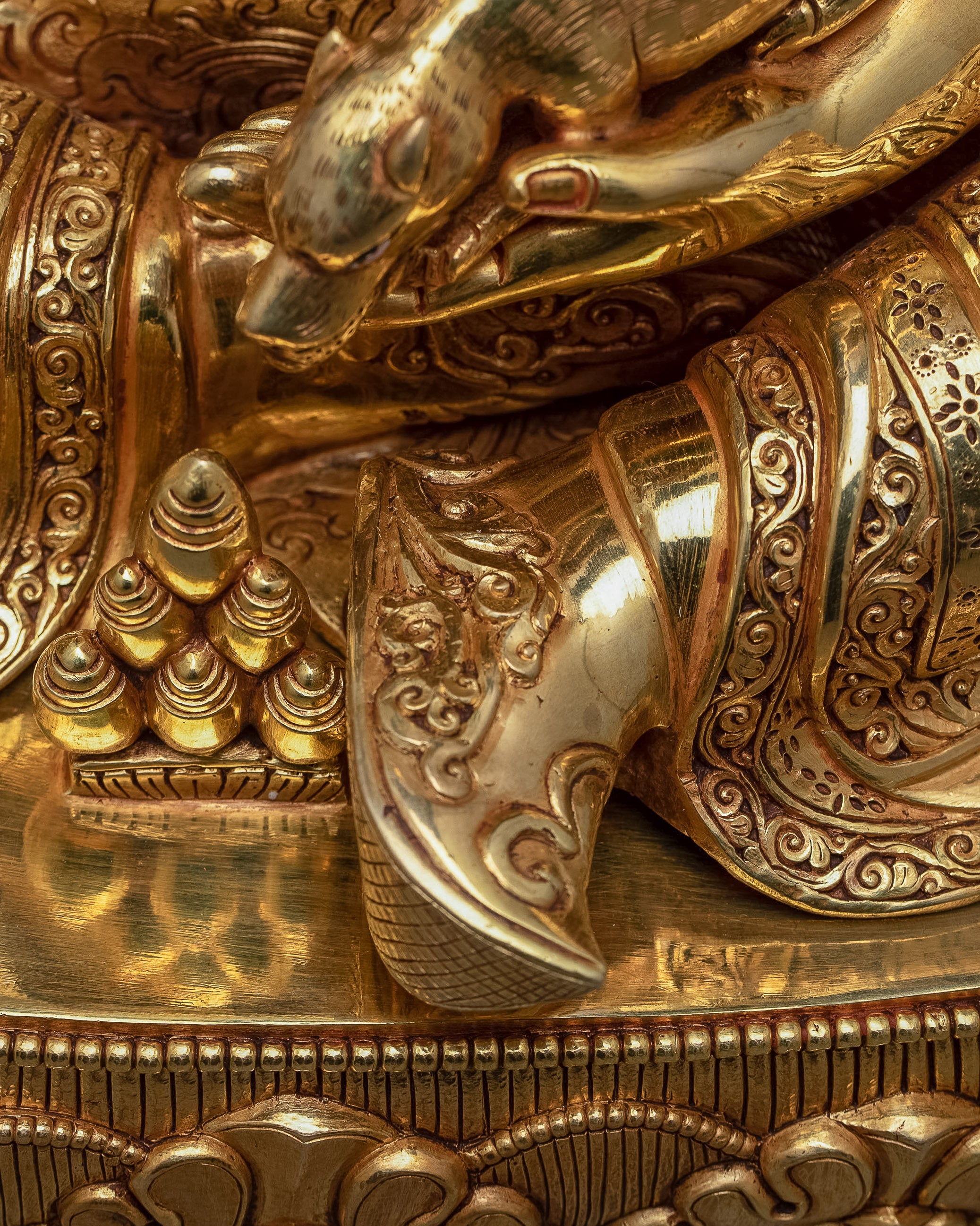 Guru Orgyen Norla Sculpture | Embodiment of Prosperity and Protection