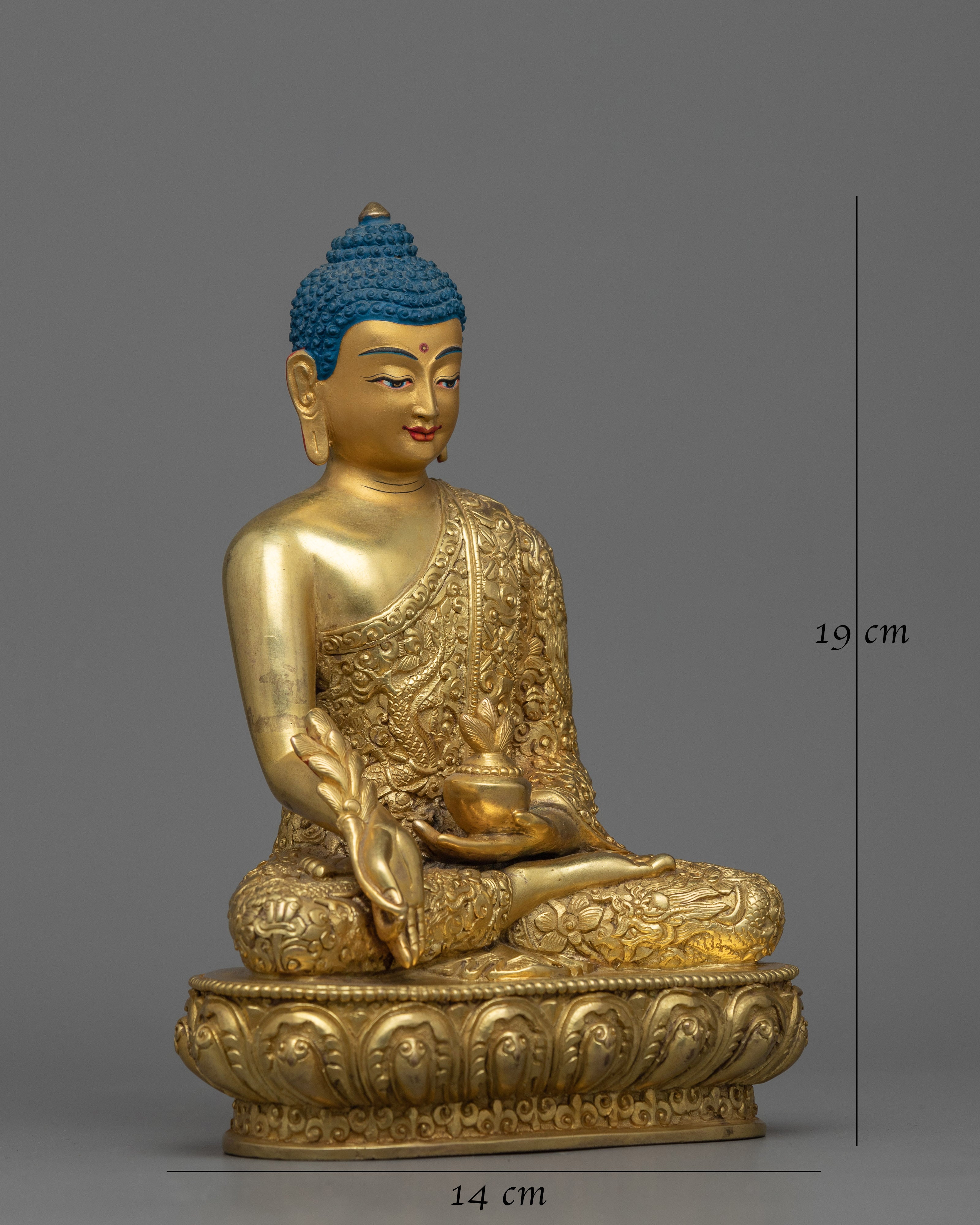Sangye Menla Sculpture | Invoke Healing Energies of Medicine Buddha