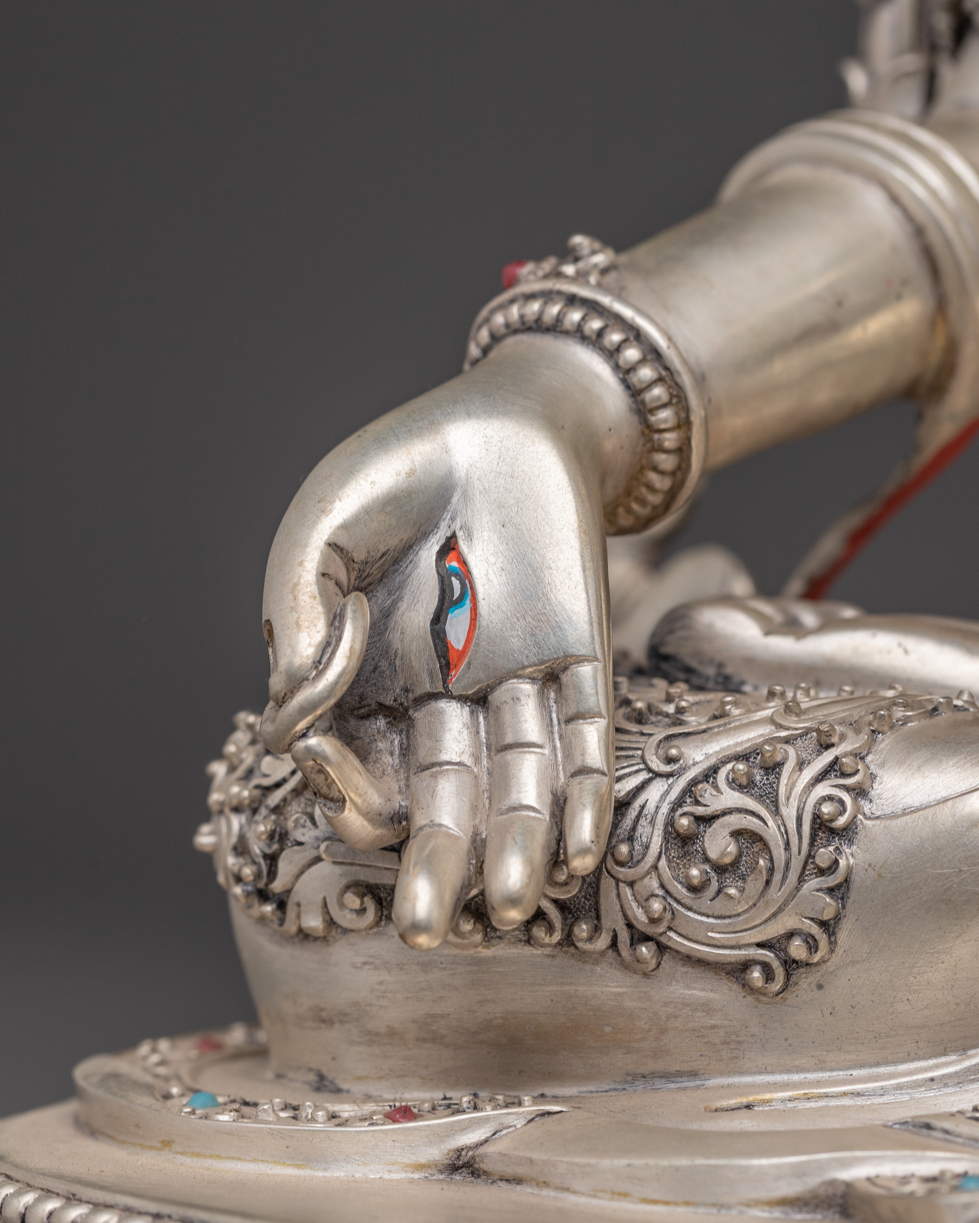 Compassionate Healing Goddess White Tara Statue | Longevity Symbol