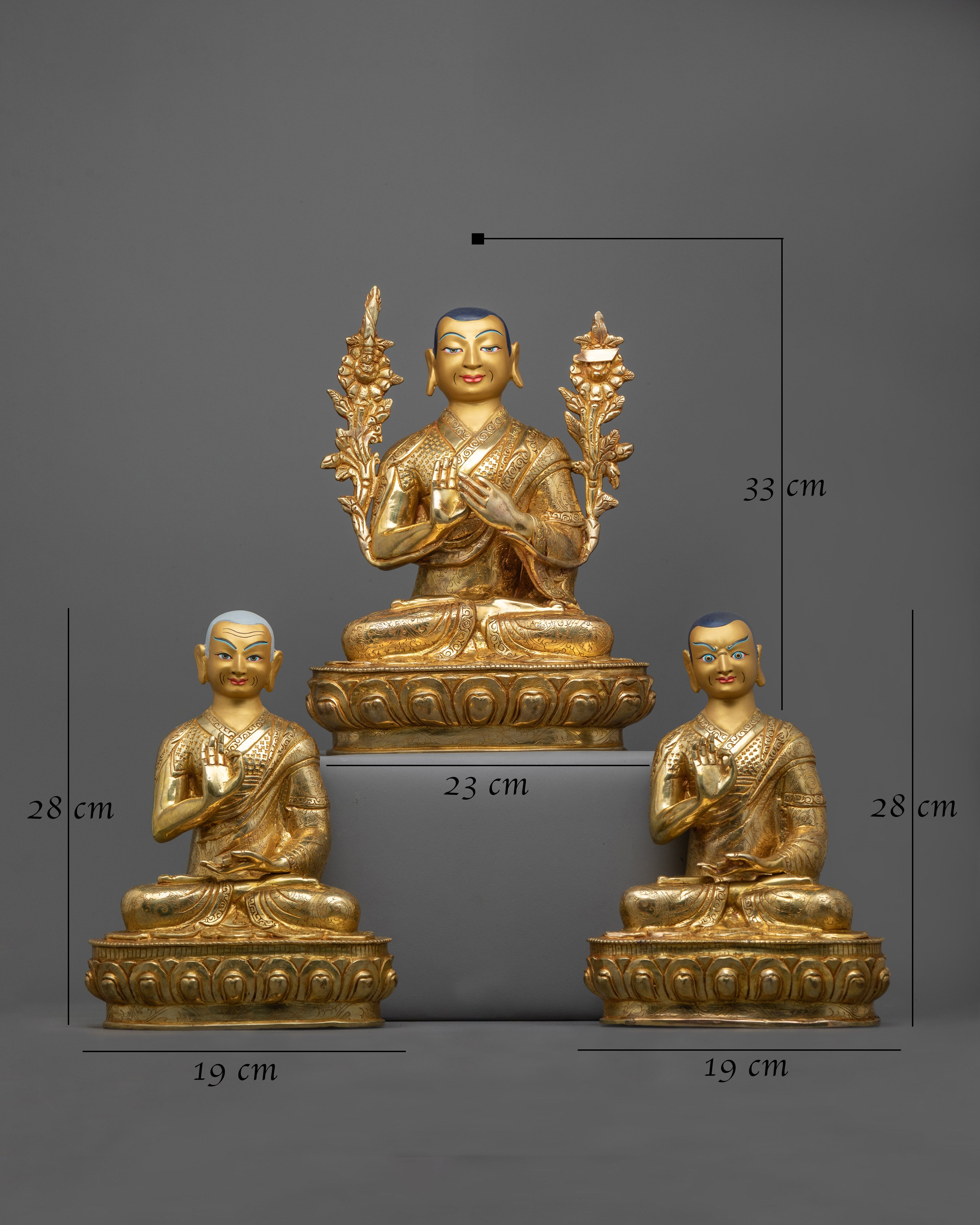 Gelug Lords Set | Revered Figures of Wisdom and Compassion