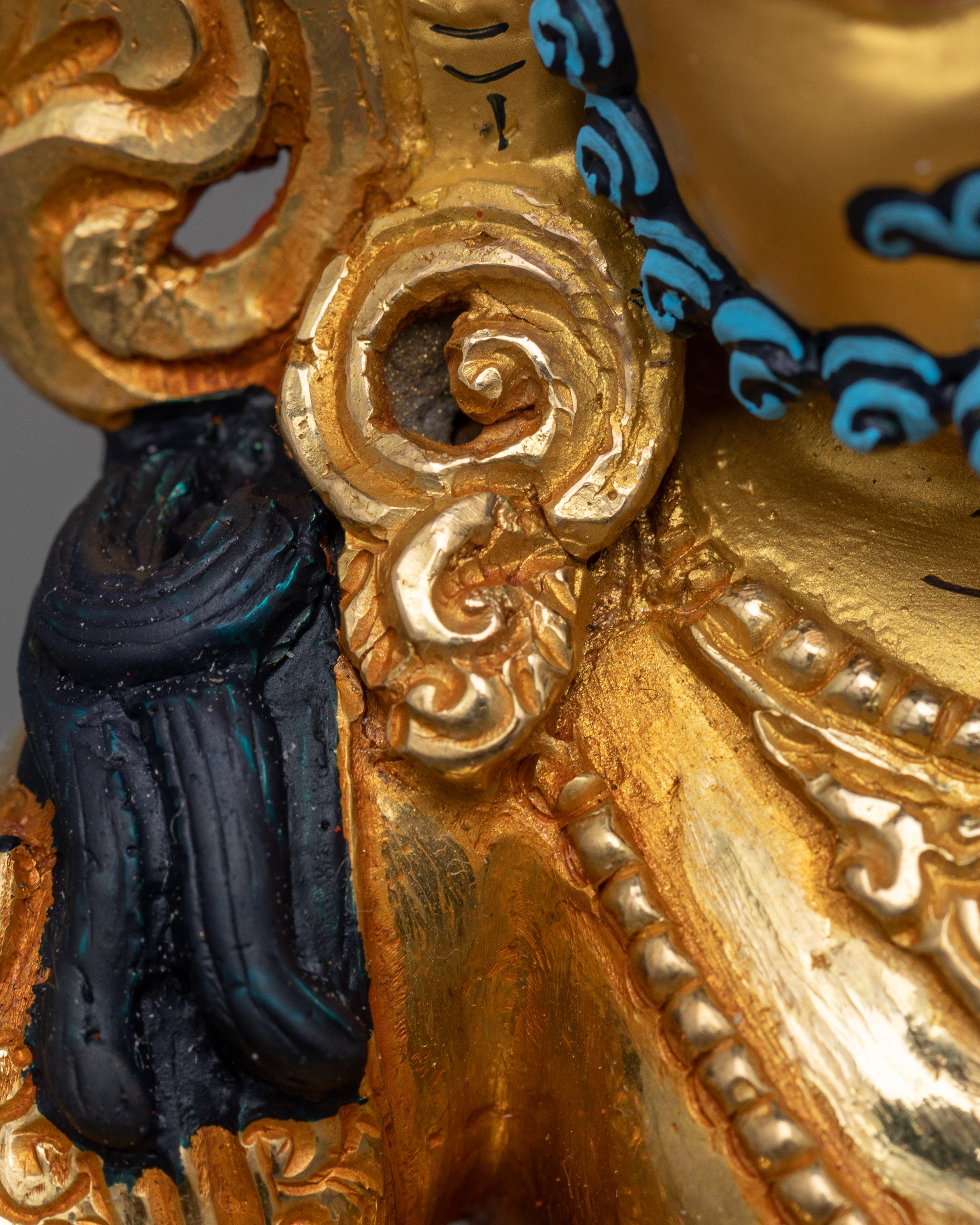 Deity of Wealth Dzambhala Sculpture | Abundance and Prosperity Embodied