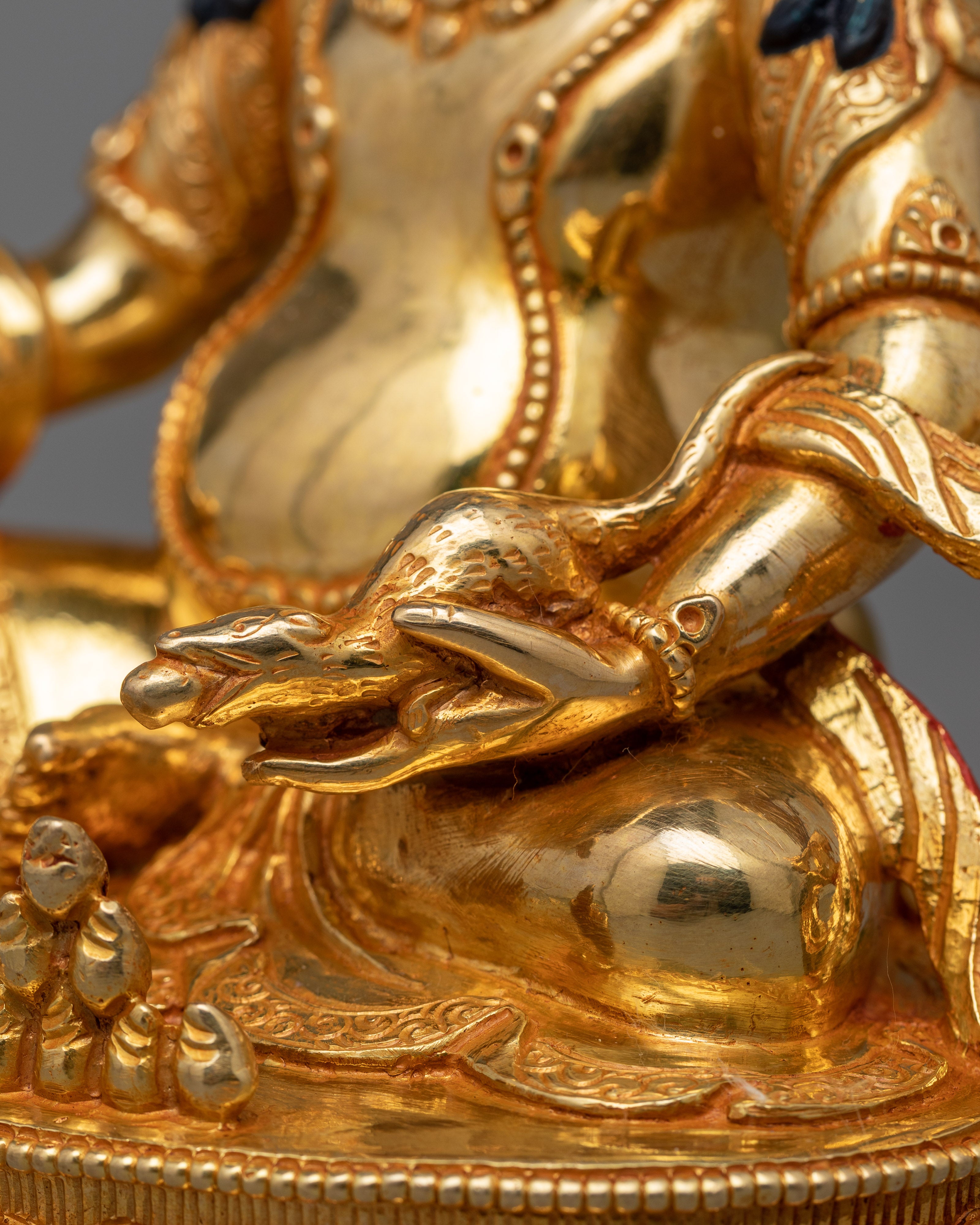 Deity of Wealth Dzambhala Sculpture | Abundance and Prosperity Embodied