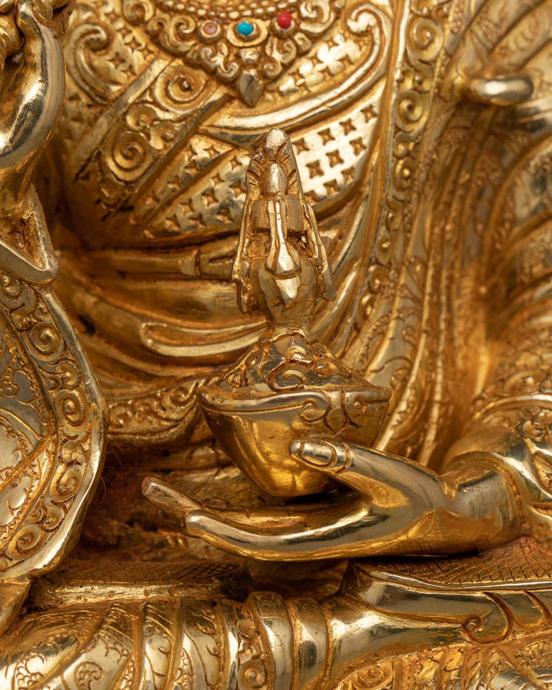 Vajra Guru Rinpoche Sculpture | Beacon of Tantric Wisdom
