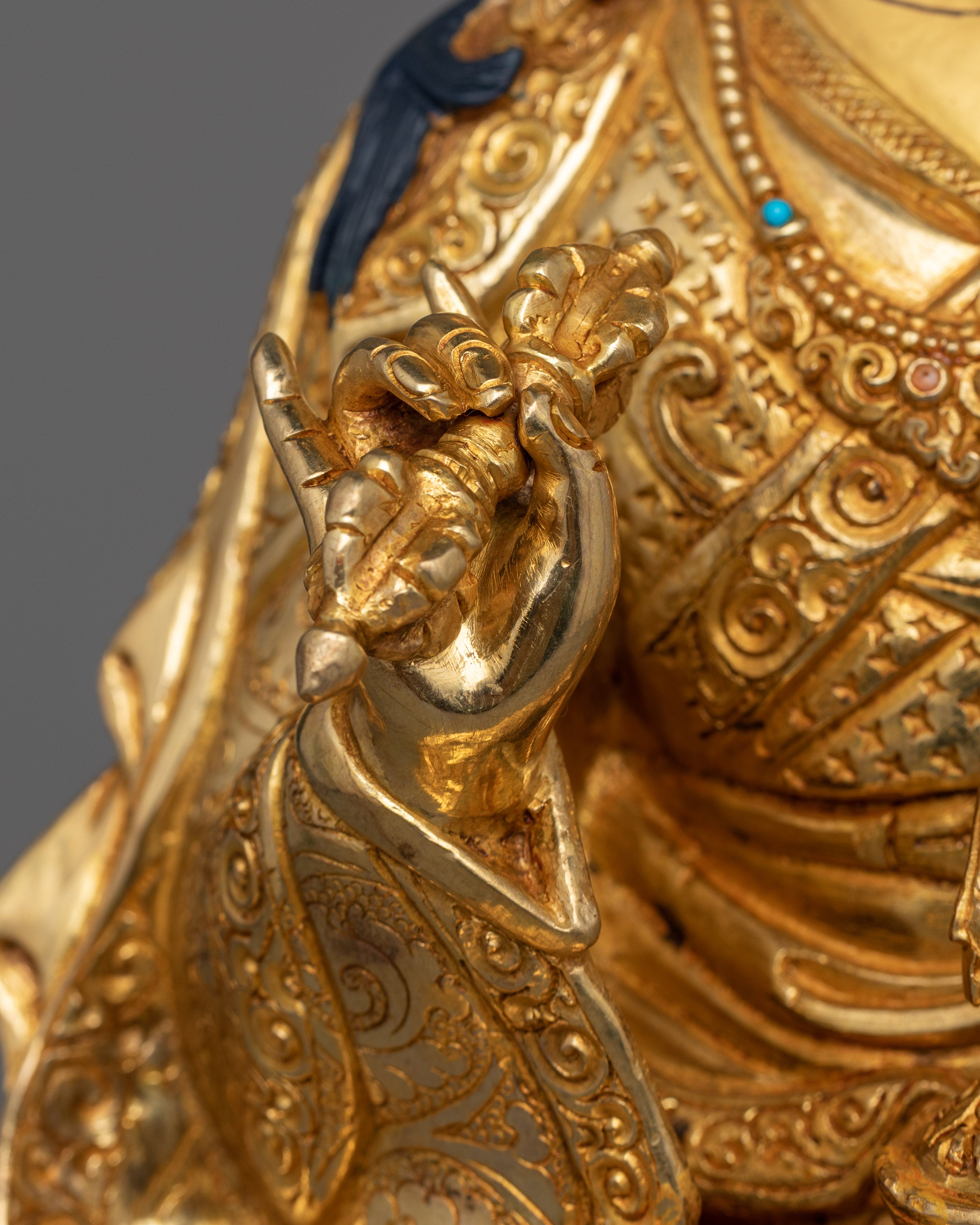 Vajra Guru Rinpoche Sculpture | Beacon of Tantric Wisdom