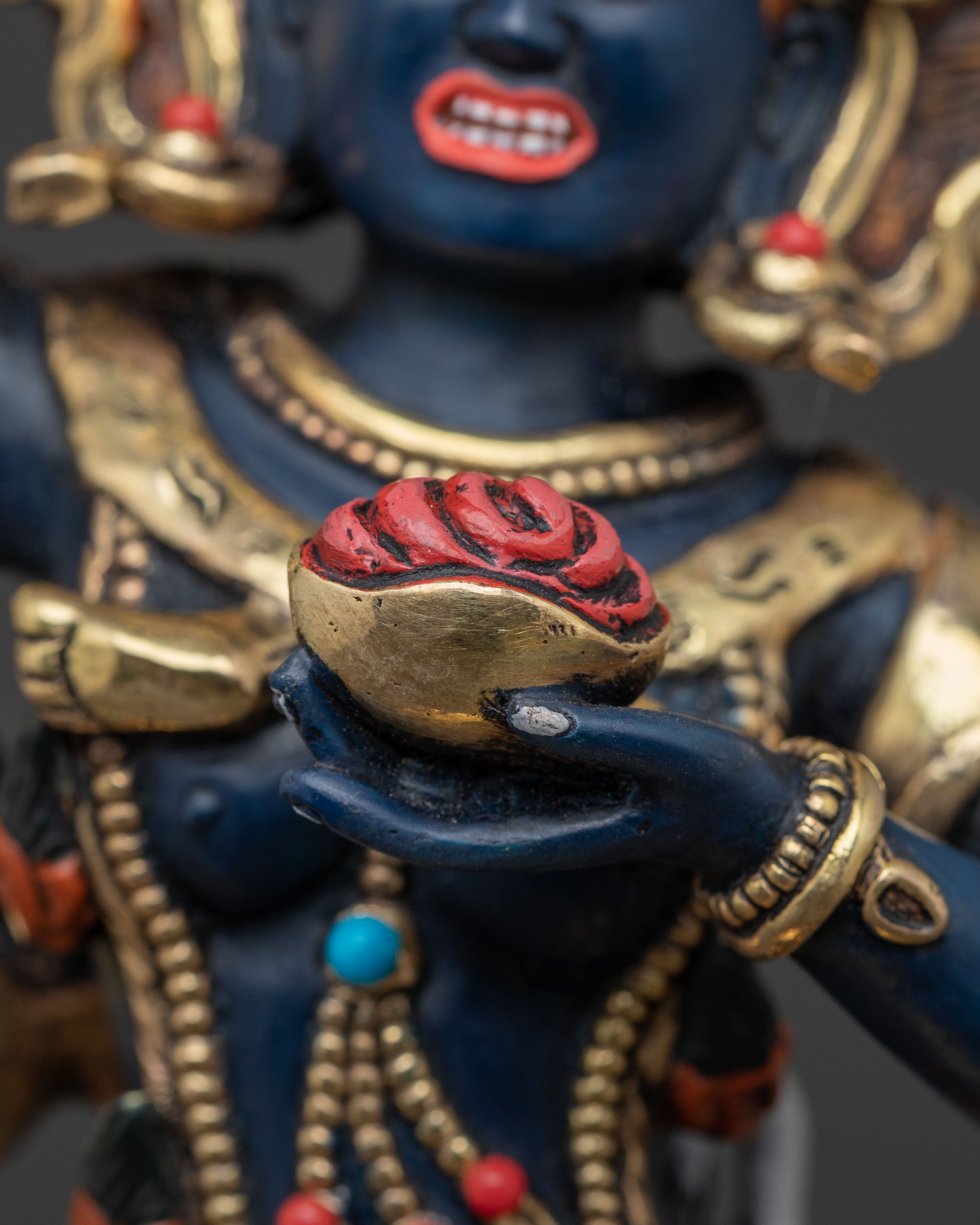 Wrathful Statue of Troma Nagmo | Fierce Protector of the Dharma