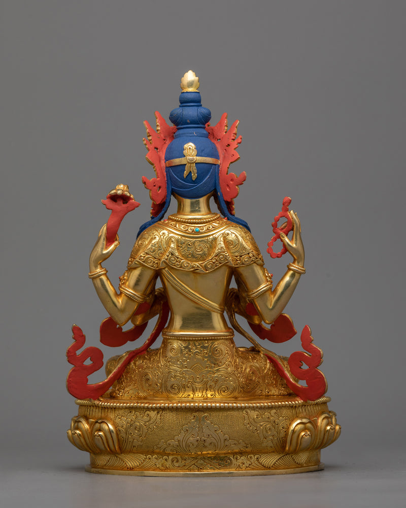 Chenrezig, The Compassion Deity Sculpture | Embodiment of Infinite Compassion
