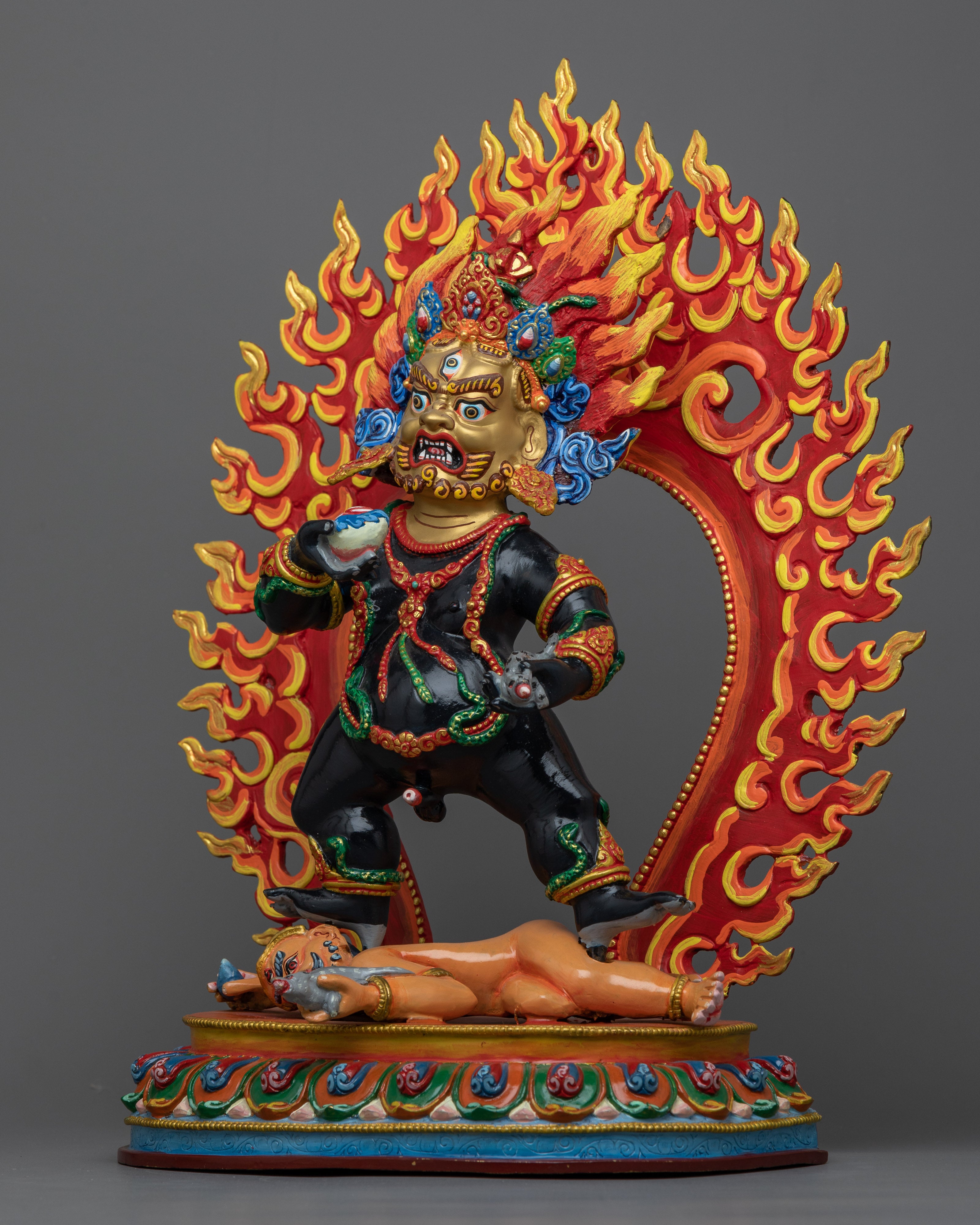 black-zambhala-statue