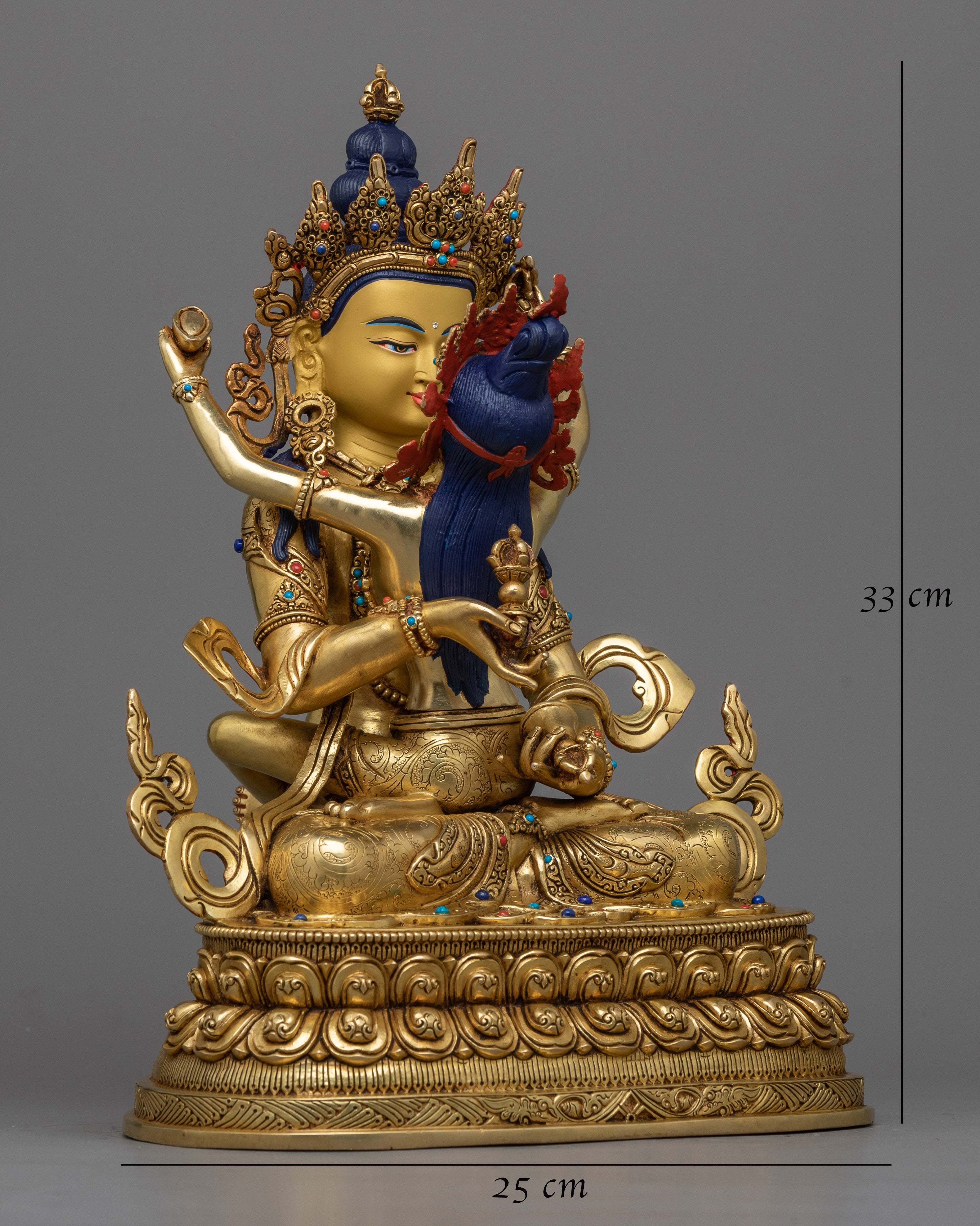Vajrasattva with Yum Statue | Symbol of Divine Harmony