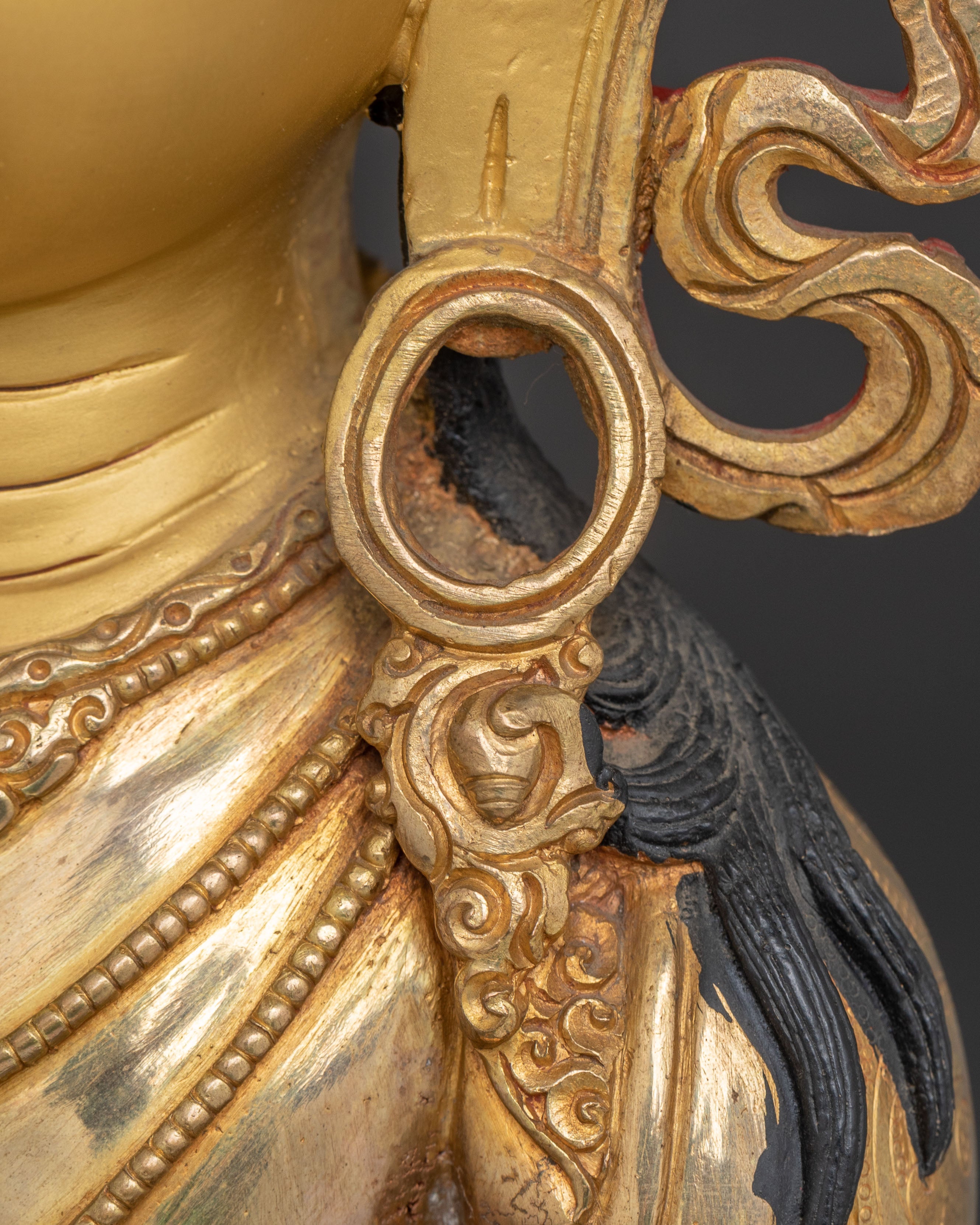 Handcrafted Sculpture of Longevity Buddha Amitayus | Buddhist Altar Decor