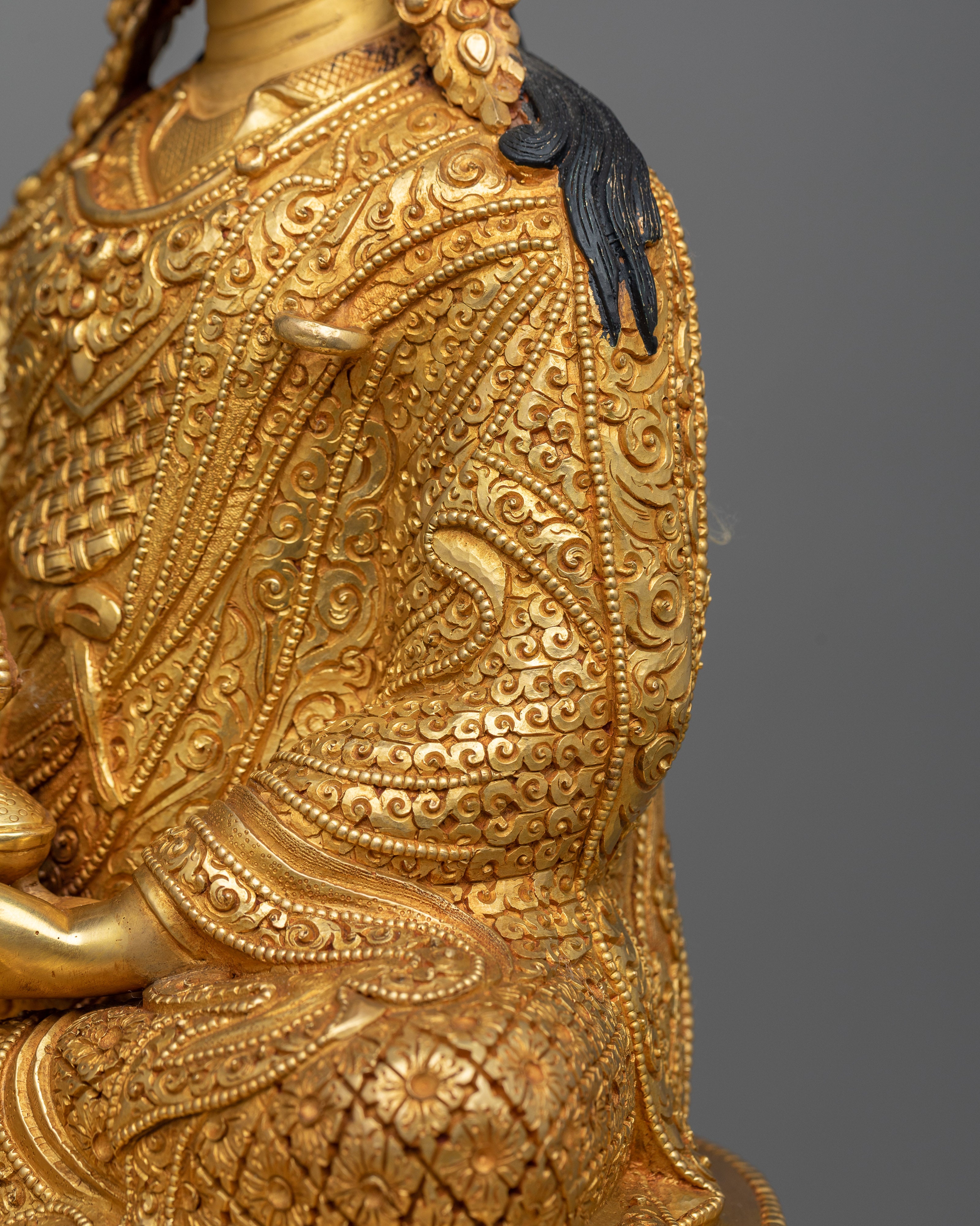 Gyalpo Rinpoche Statue | Enshrined in Opulent Majesty and Spiritual Grace