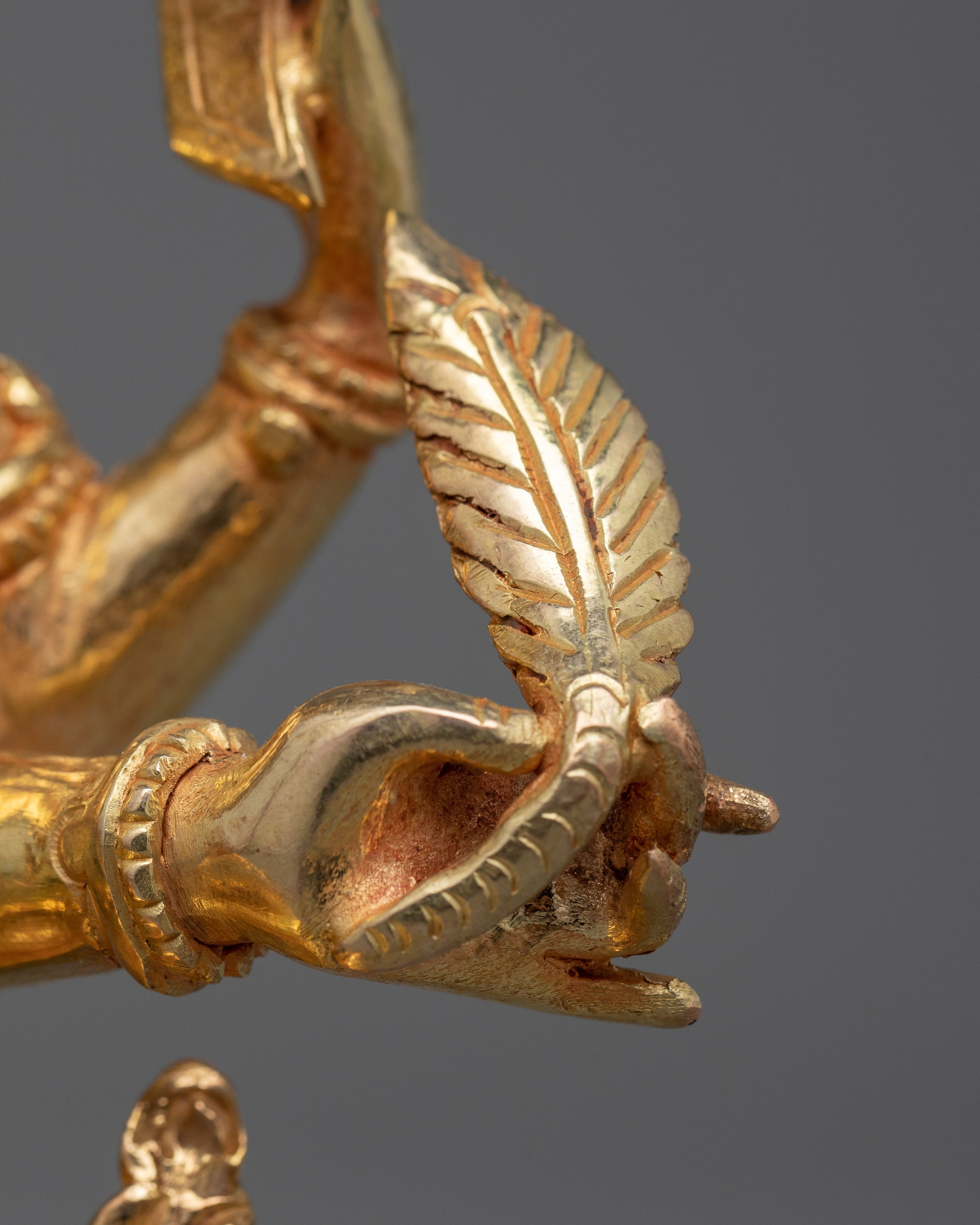 Golden Vasudhara Statue | Immerse Yourself in the Opulence