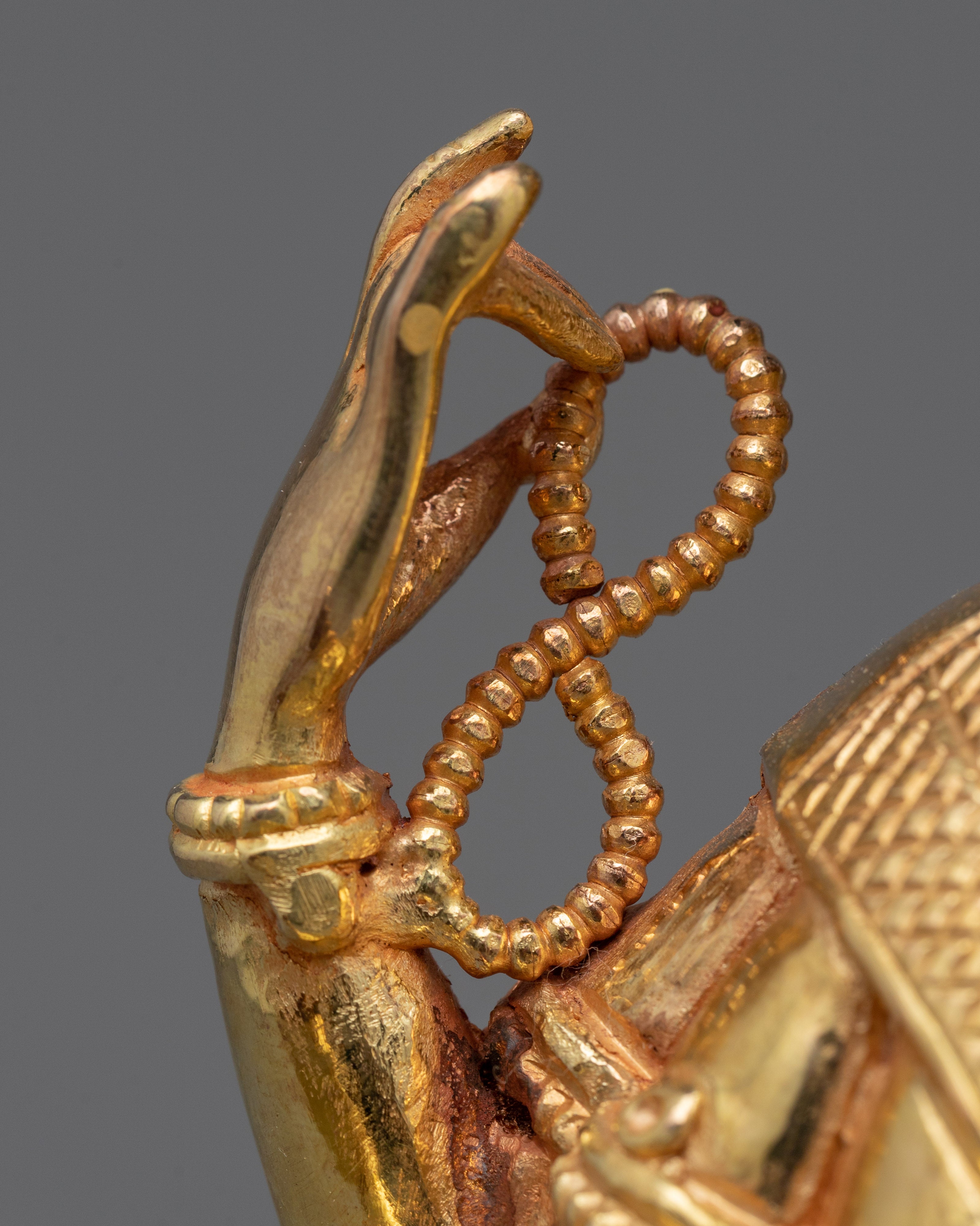 Golden Vasudhara Statue | Immerse Yourself in the Opulence